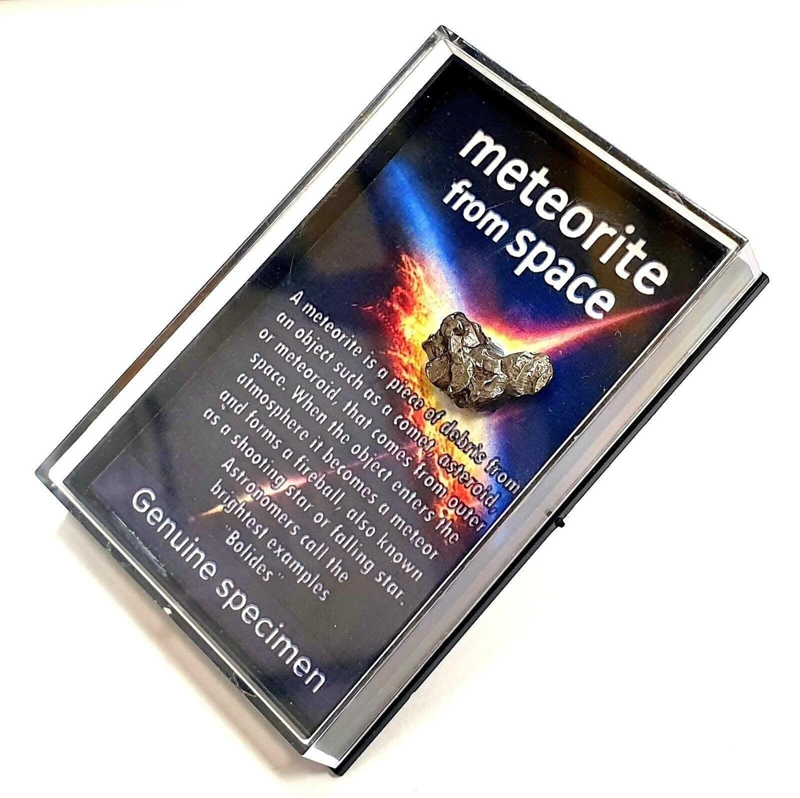 UKGE Genuine Meteorite in a Story Box - Campo del Ciel Space Rock - MT0003 100% Genuine