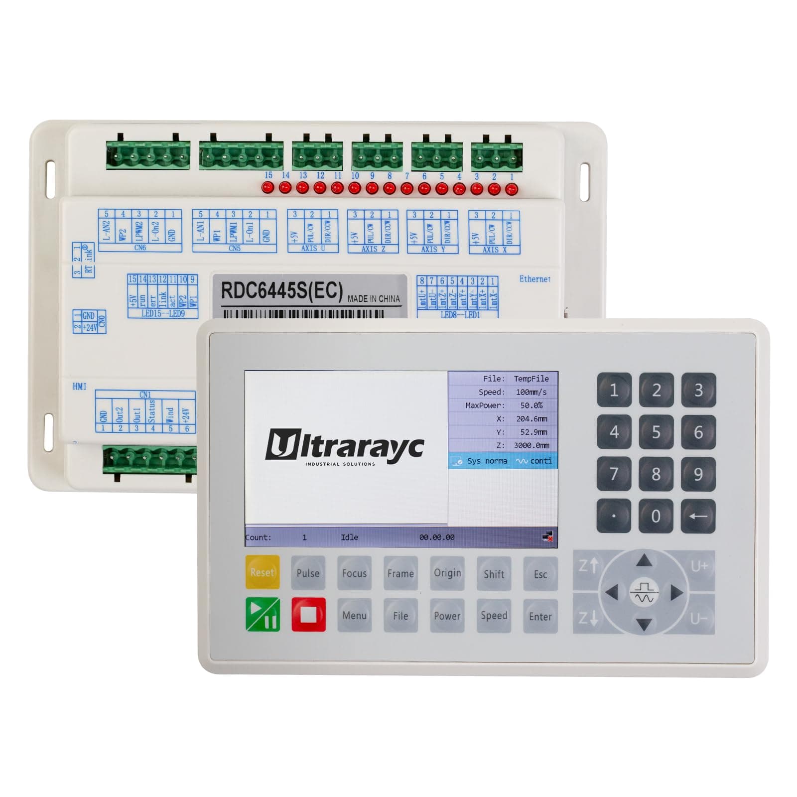 Ruida CO2 Laser Controller Board RDC6445S Support LightBurn for CO2 Laser Engraving Cutting Machine