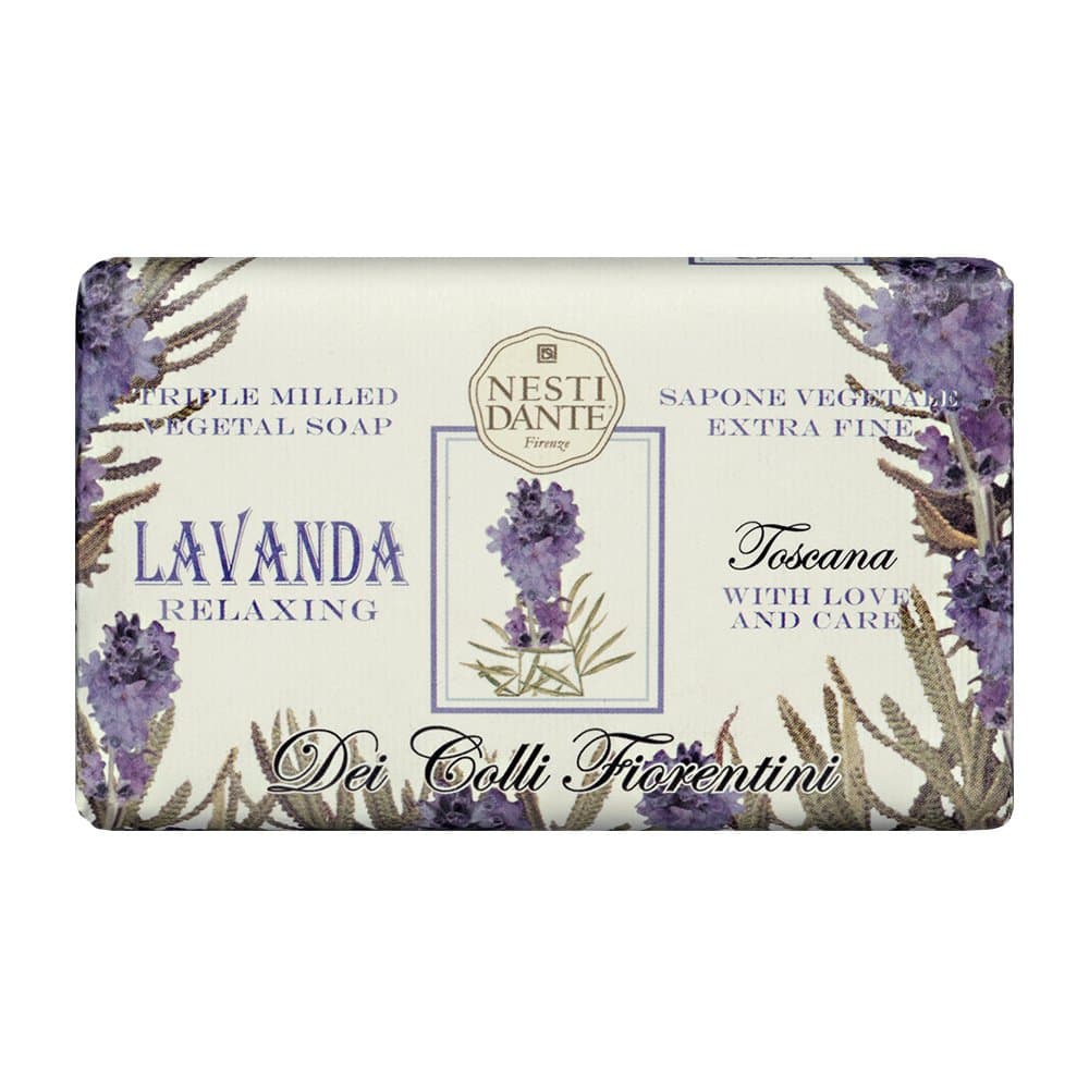 Nesti dante dei colli fiorentini triple milled vegetal soap - tuscan lavender, 8.8oz, 8.8 Ounce