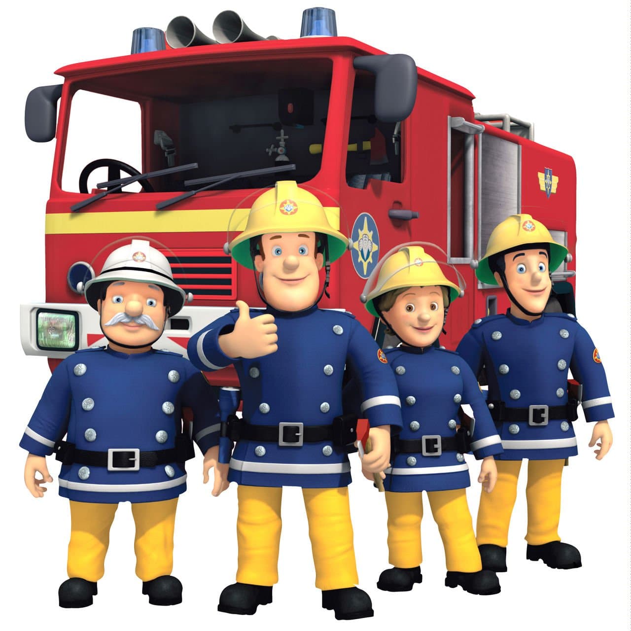 Fireman Sam Totally Movable Wall Sticker Decal Easy Remove Reuse