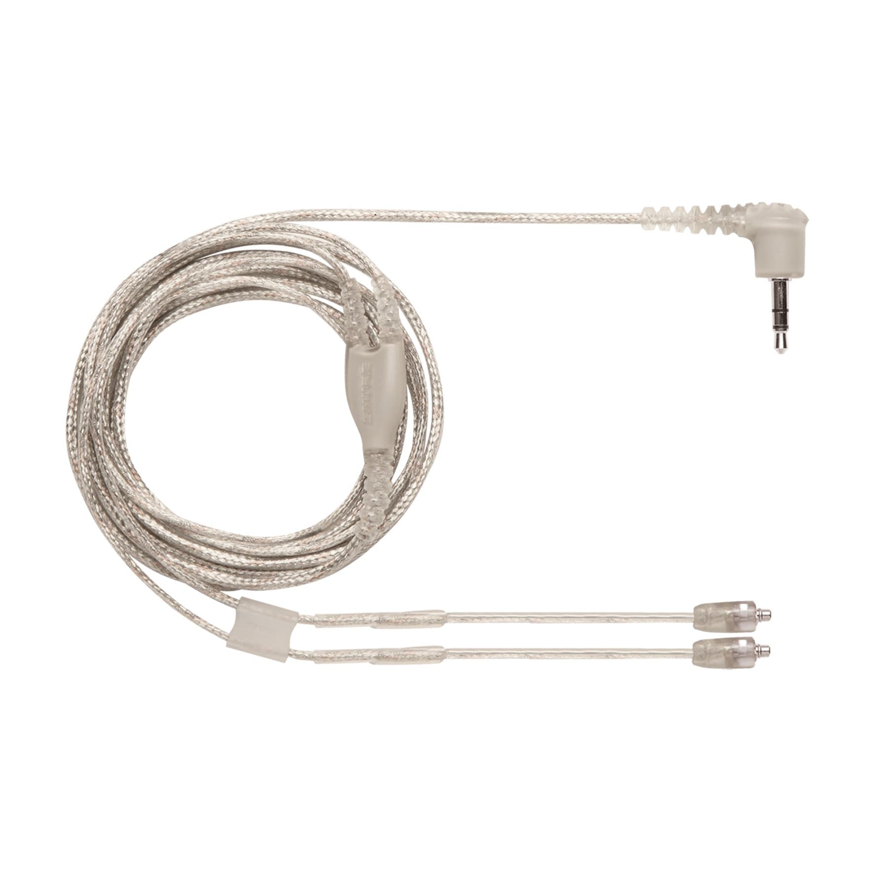 Earphone Replacement Cable for SE Sound Isolating Earphones with MMCX Connection Detachable Cables (SE215, SE315, SE425, SE535, SE846) - 46-inches Long, Clear (EAC46CLS)