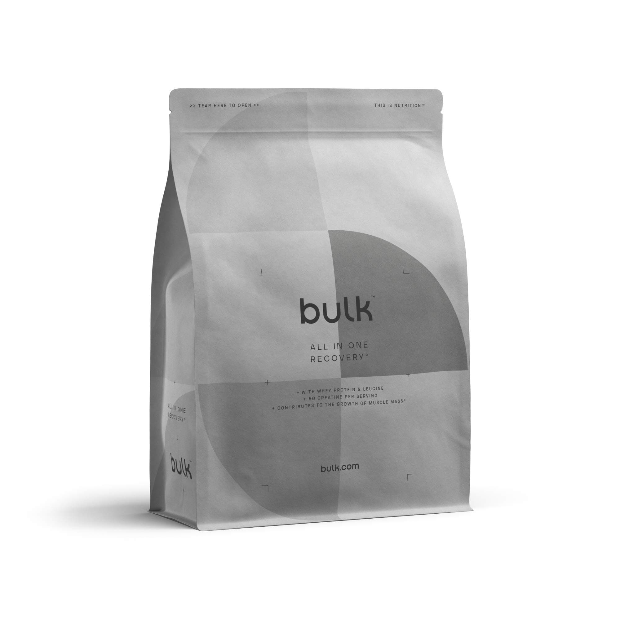 Bulk All in One Recovery, Protein Shake, Chocolate, 5 kg, Packaging May Vary
