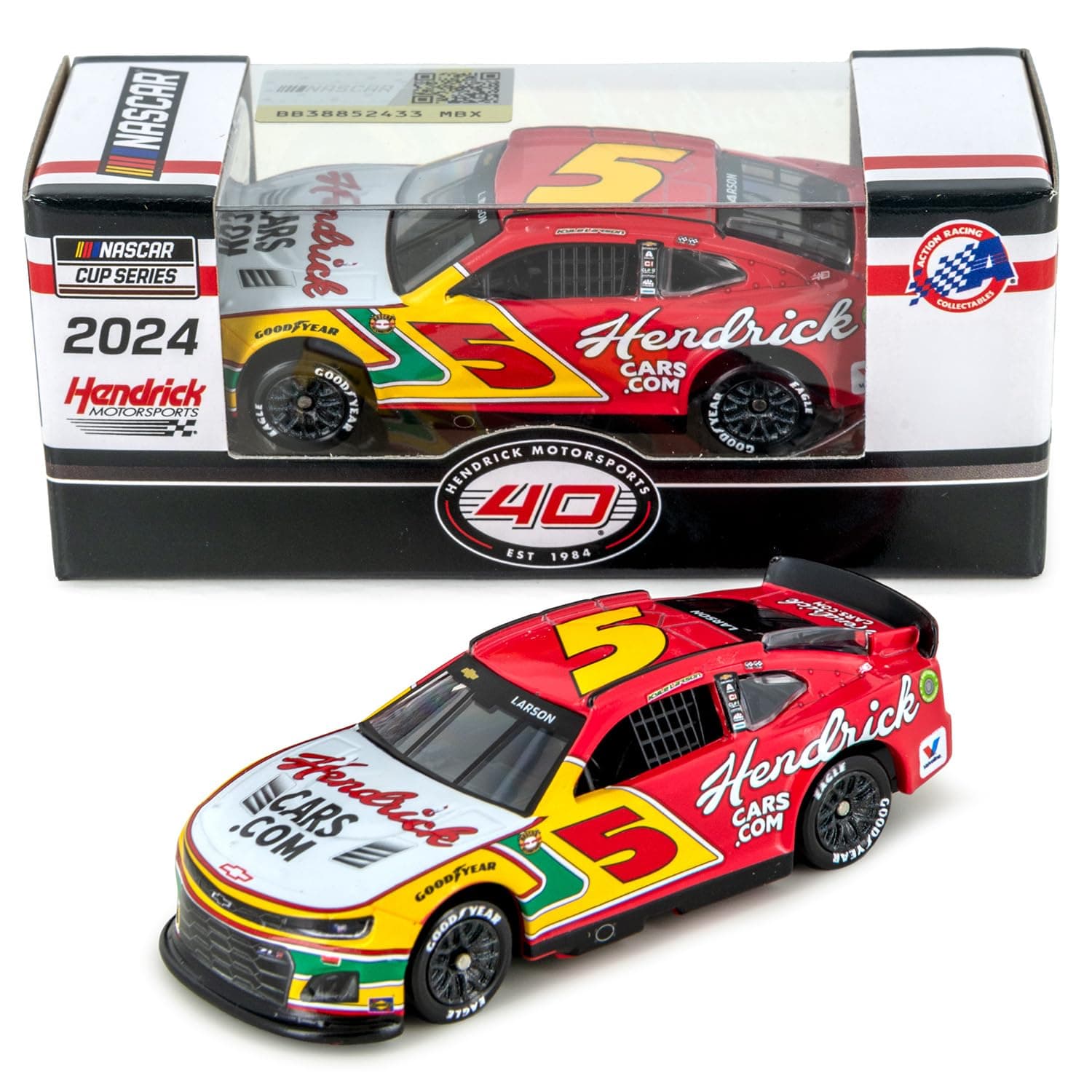 Lionel RacingKyle Larson 2024 Darlington Throwback to Terry Labonte's 1996 Championship Diecast Car 1:64 Scale