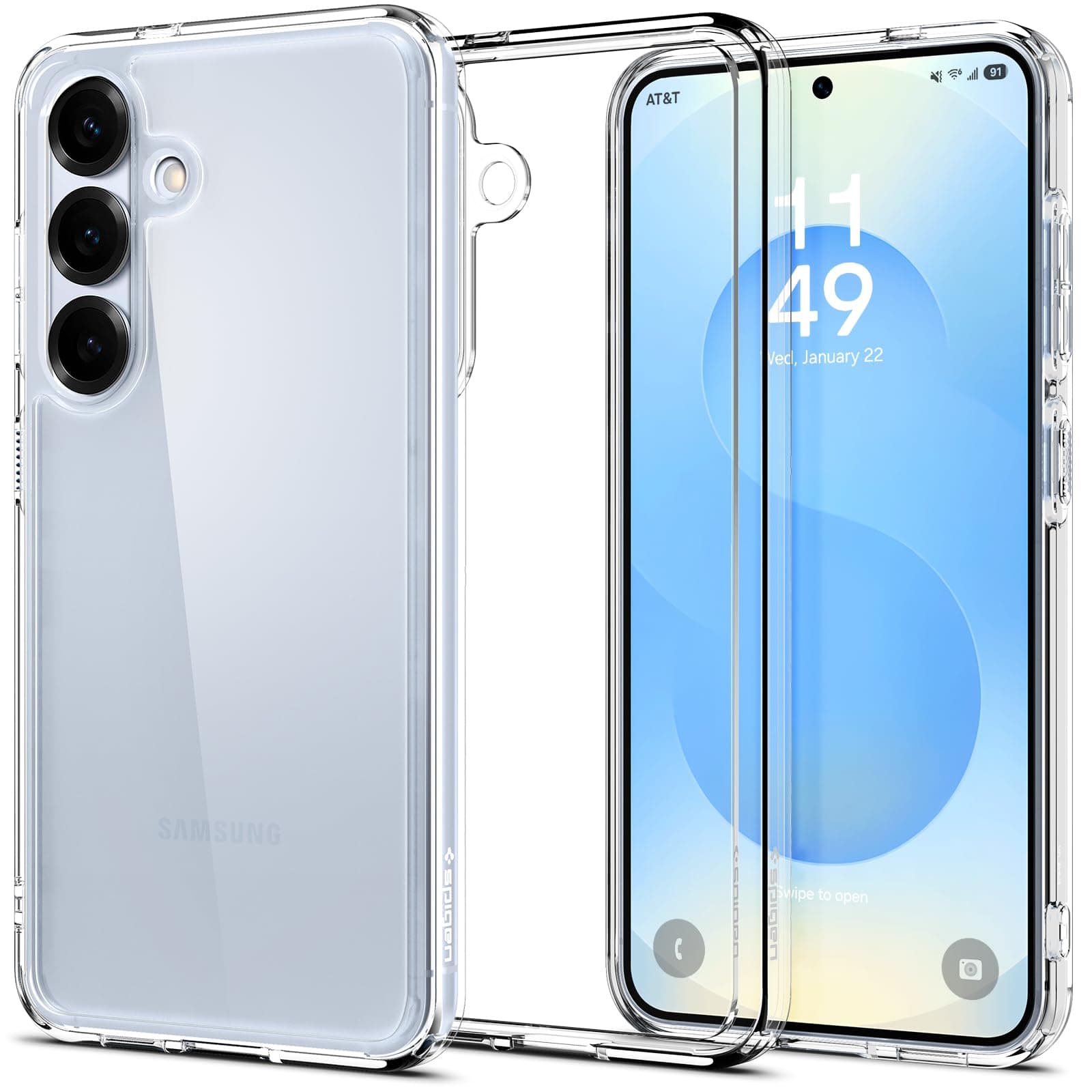 Ultra Hybrid designed for Samsung Galaxy S25 PLUS case cover (2025) - Crystal Clear