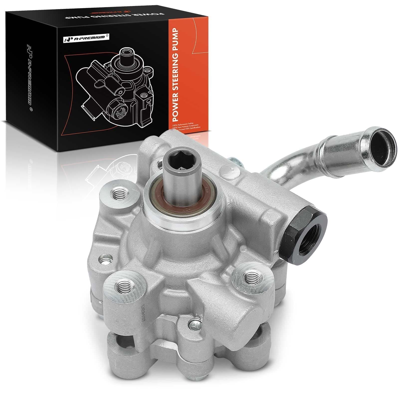 A-Premium Power Steering Pump Compatible with Chrysler 300 2005-2010 & Dodge Challenger 2009-2010, Charger 2006-2010, Magnum 2005-2008, 2.7L 3.5L Gas, Replace # 4782523AC, N9900693