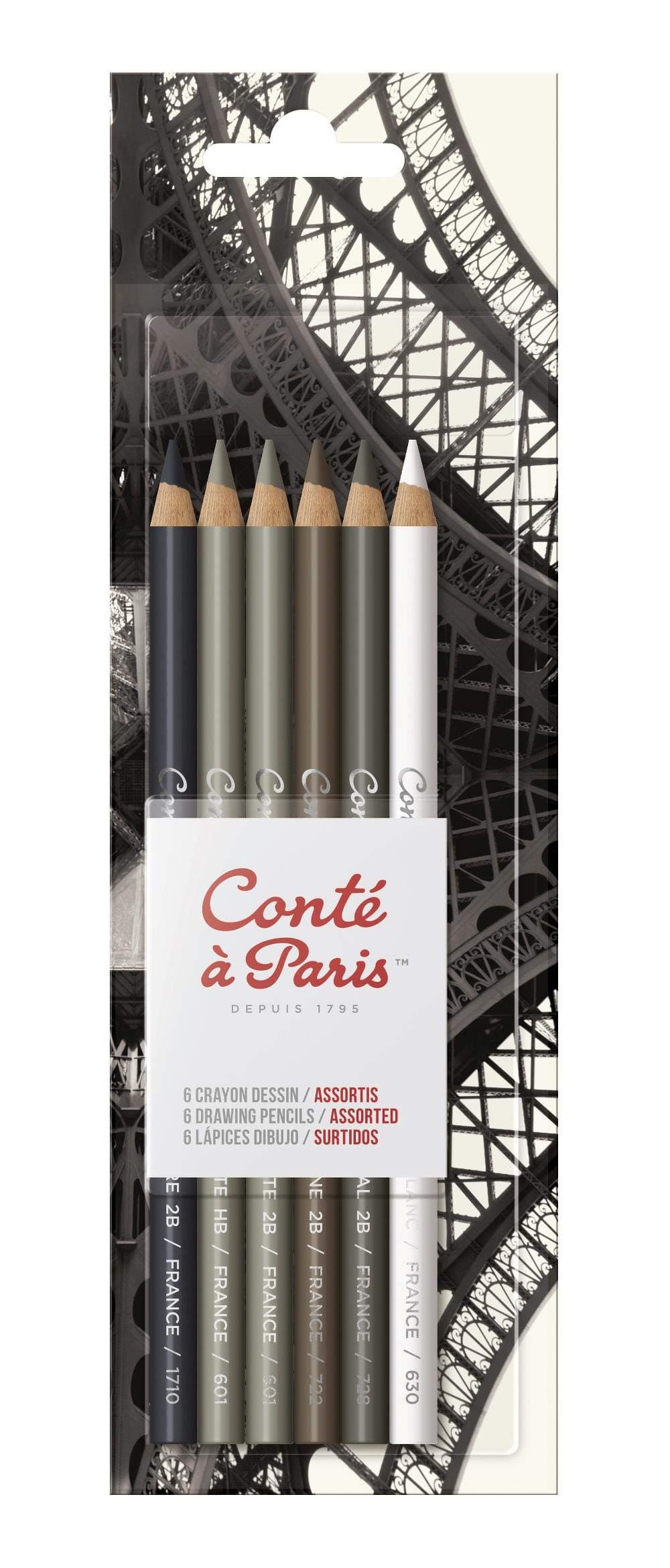 Conte A Paris Drawing Pencil Set of 6