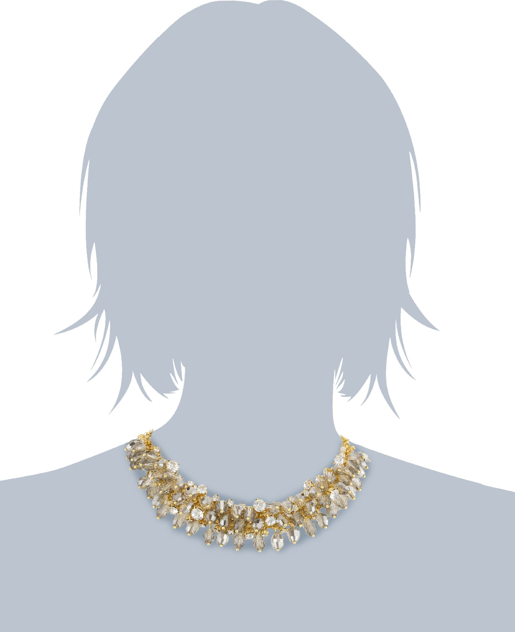 ABS By Allen Schwartz "Starlight Gold-Tone Shaky Beaded Necklace