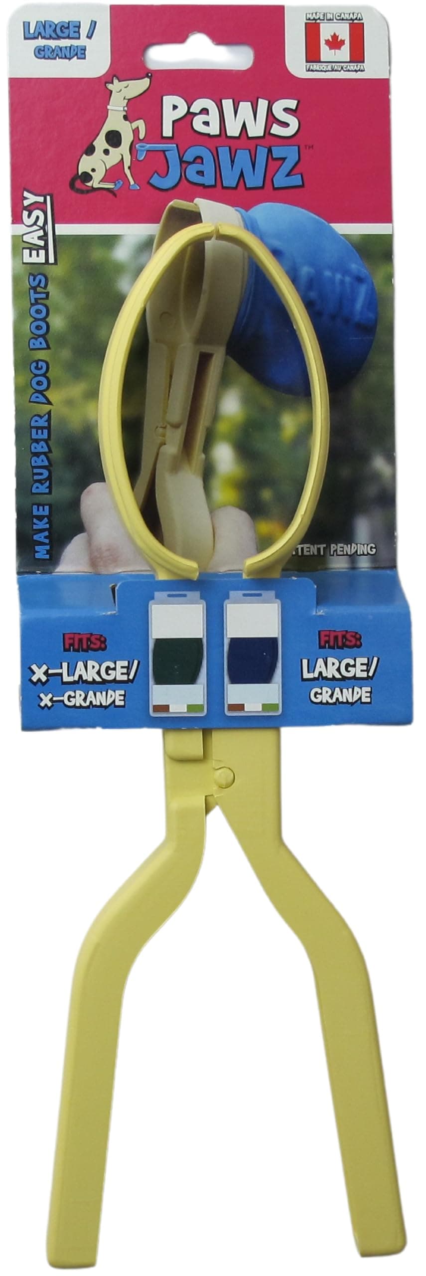 PAWS JAWZSlip into Dog Booties with One Hand | Fitting Helper Tool Compatible with Paws Dog Boots & Other Dog Booties for Hot Pavement, Rain, Winter & Snow Protection for Large & X-Large Boots