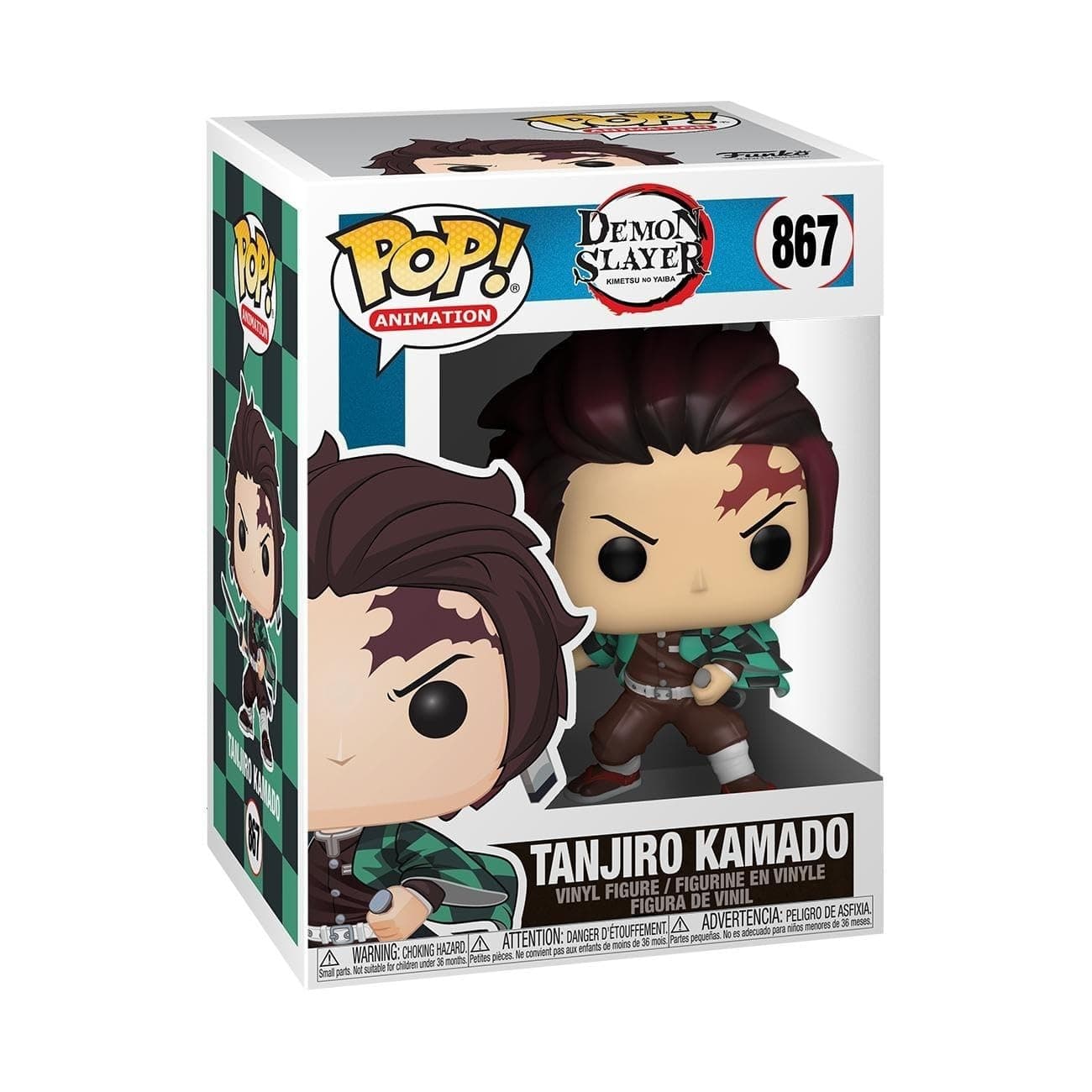Pop! Animation: Demon Slayer - Tanjiro Kamado - Collectable Vinyl Figure - Gift Idea - Official Merchandise - Toys for Kids & Adults - Anime Fans - Model Figure for Collectors and Display