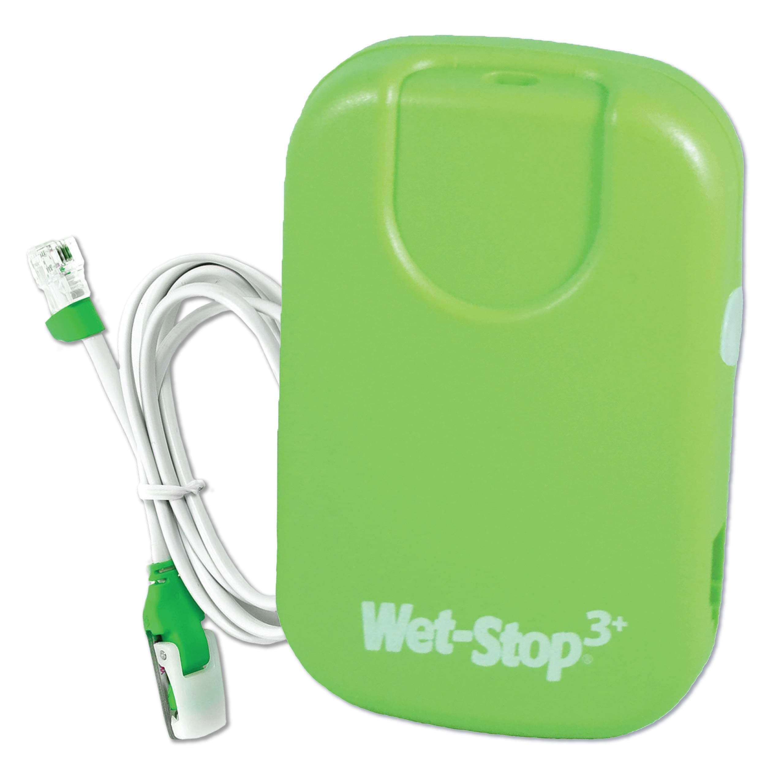 Wet-Stop3 Green Bedwetting Enuresis Alarm with Sound and Vibration, Comes in 3 Color Options, Curing Bedwetting For Over 35 Years