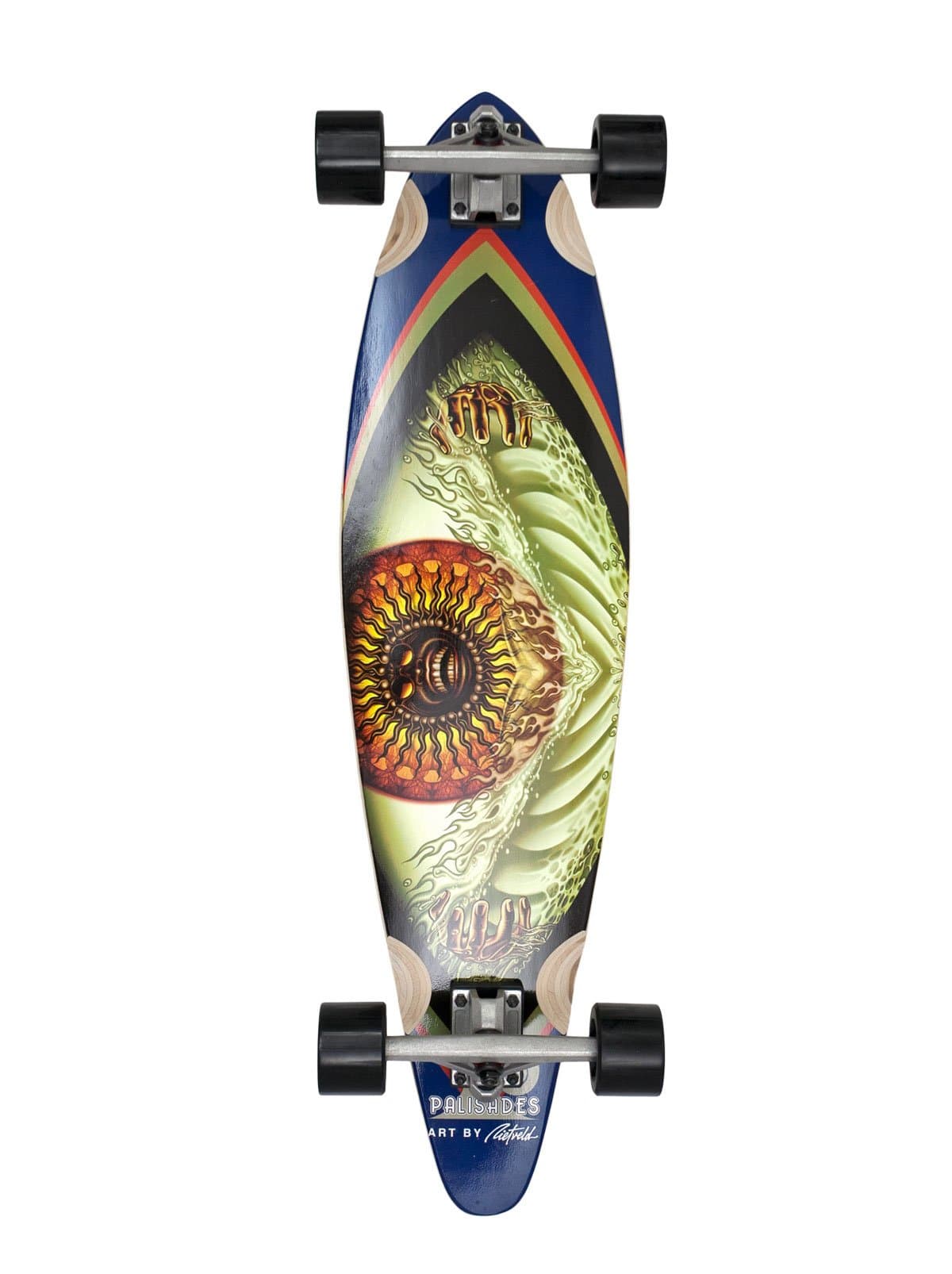 Visual Sun Complete Skateboard, 9.5 x 36-Inch