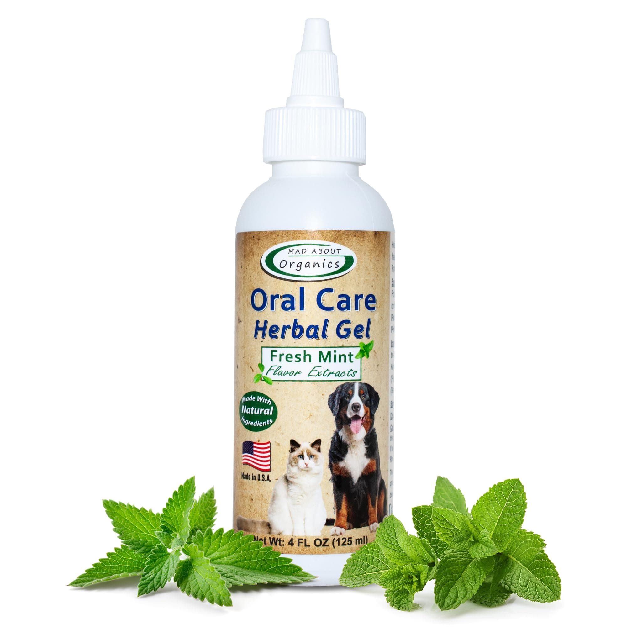 Mad About Organics - Oral Care Dental Gel for Cats & Dogs