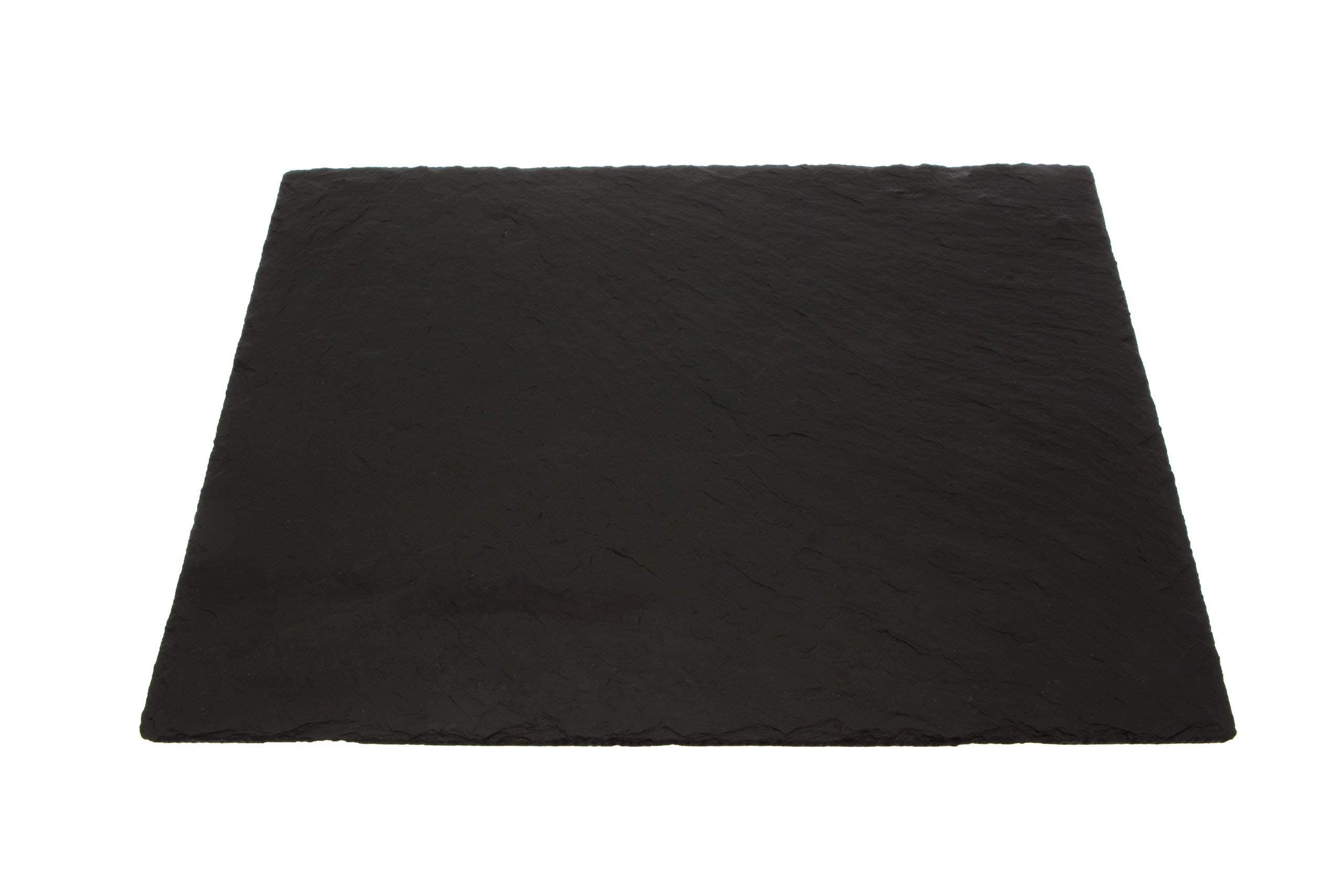 The Just Slate Company Slate Place Mats, Black