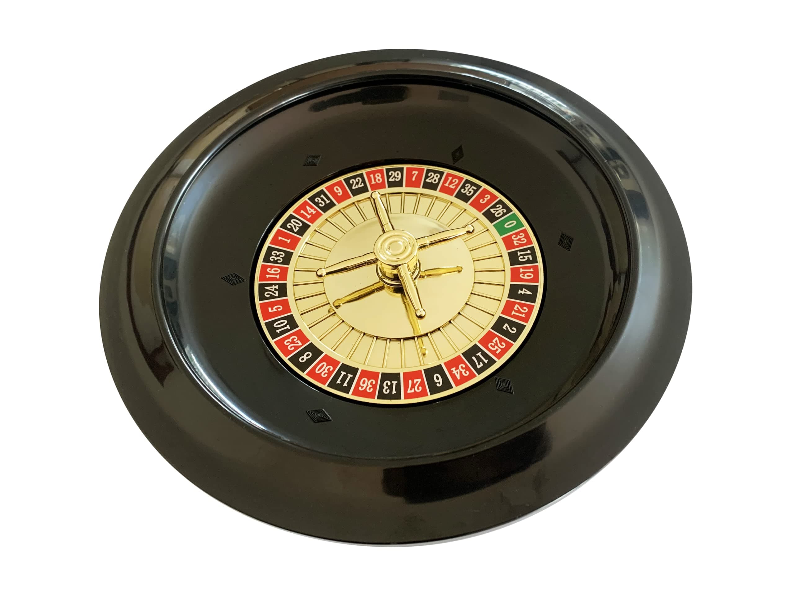 10" ROULETTE WHEEL WITH 2 BALLS