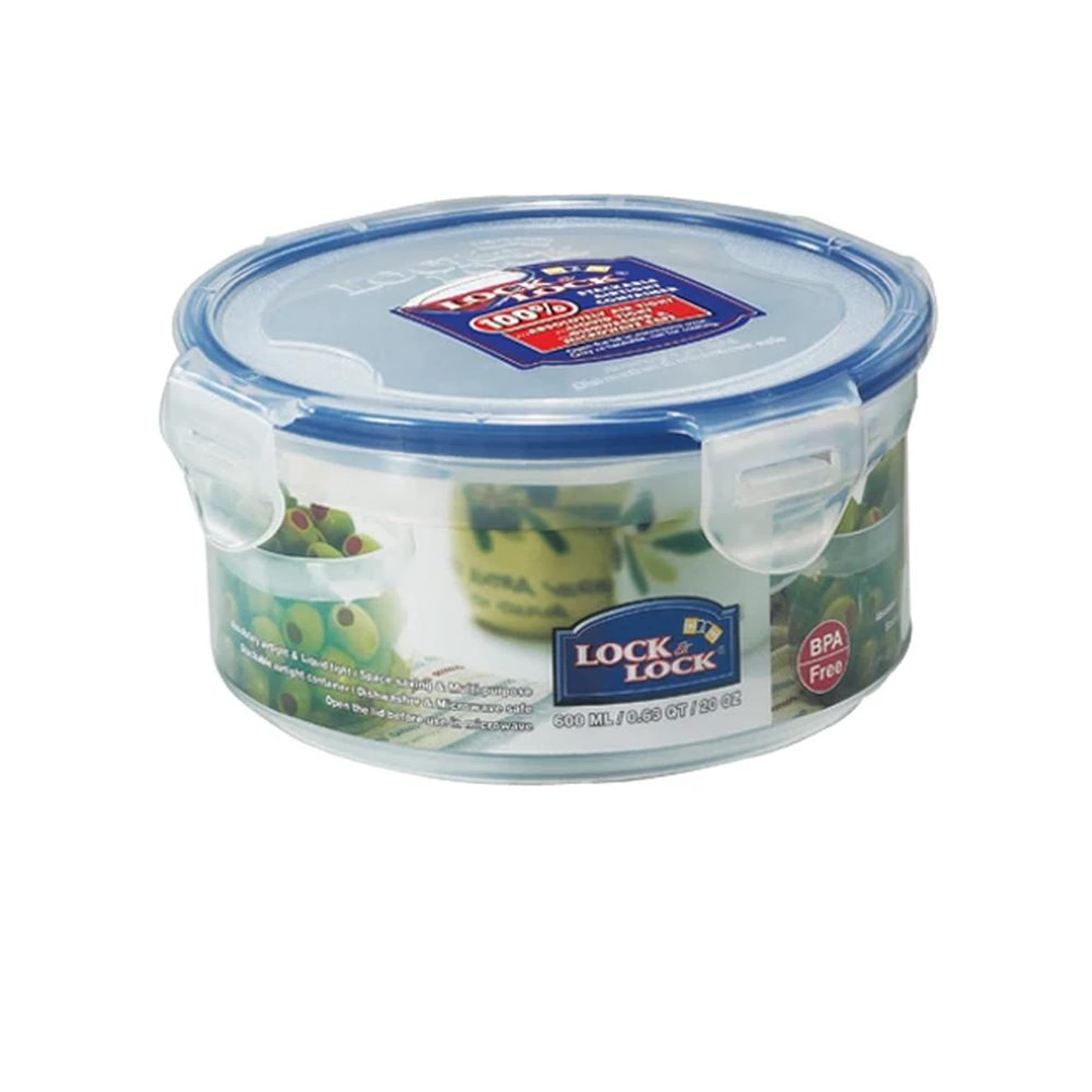 LocknLock Round Food Container 600ml HPL933