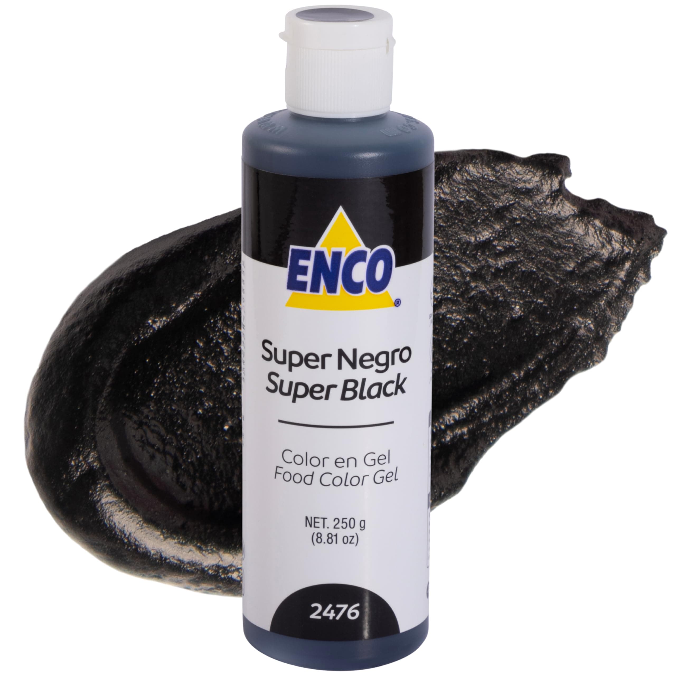 GEL FOOD COLOR 8.8 OZ (SUPER BLACK 2476)