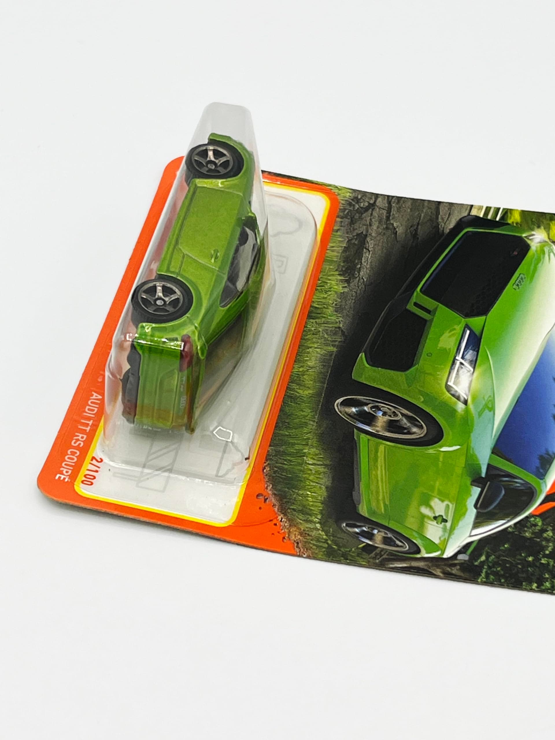 2023 Matchbox Audi TT RS Coupe Metallic Green 2/100 (Short Card) HLD10