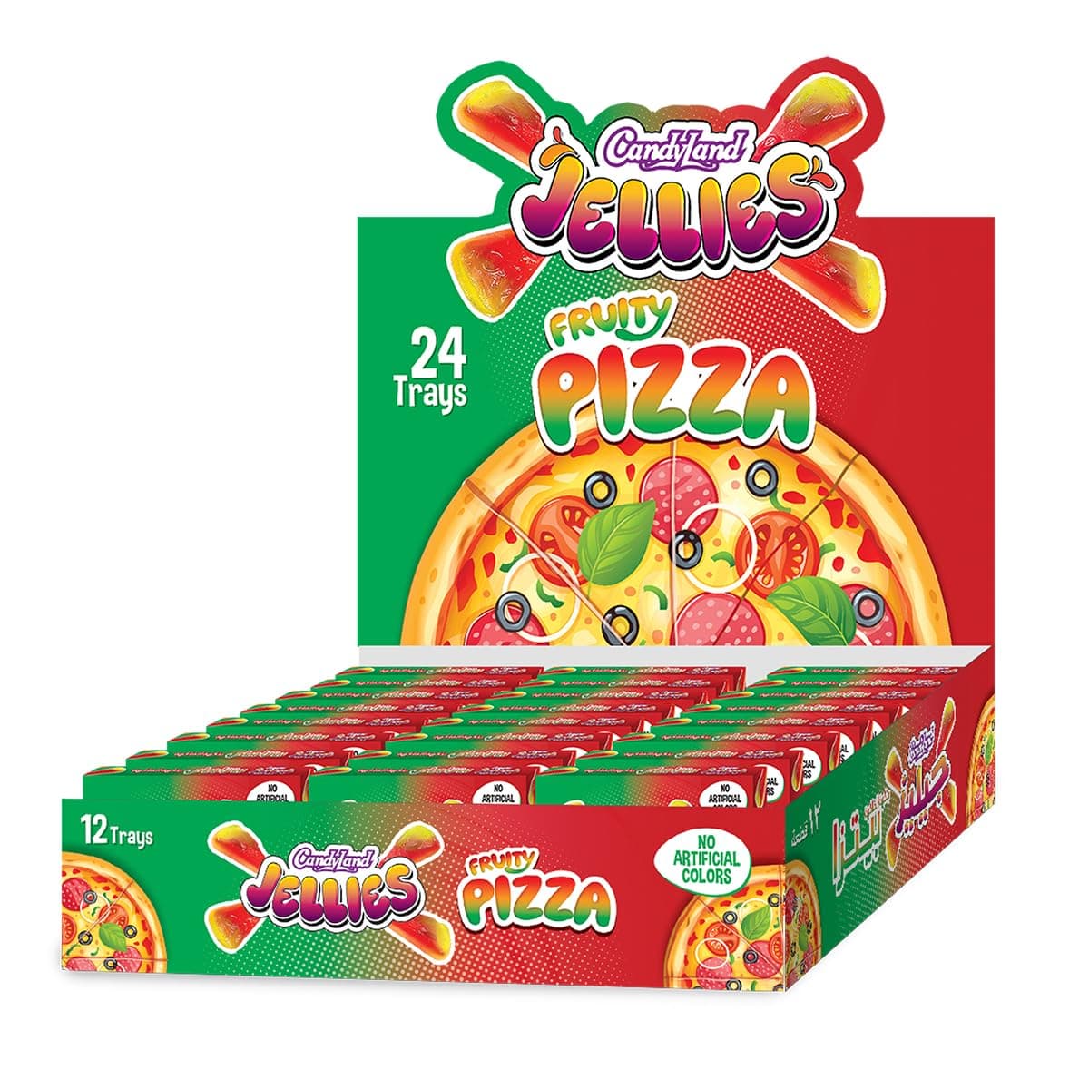 Candyland Pizza Jelly Tutty Fruity Pack (21g X 12)