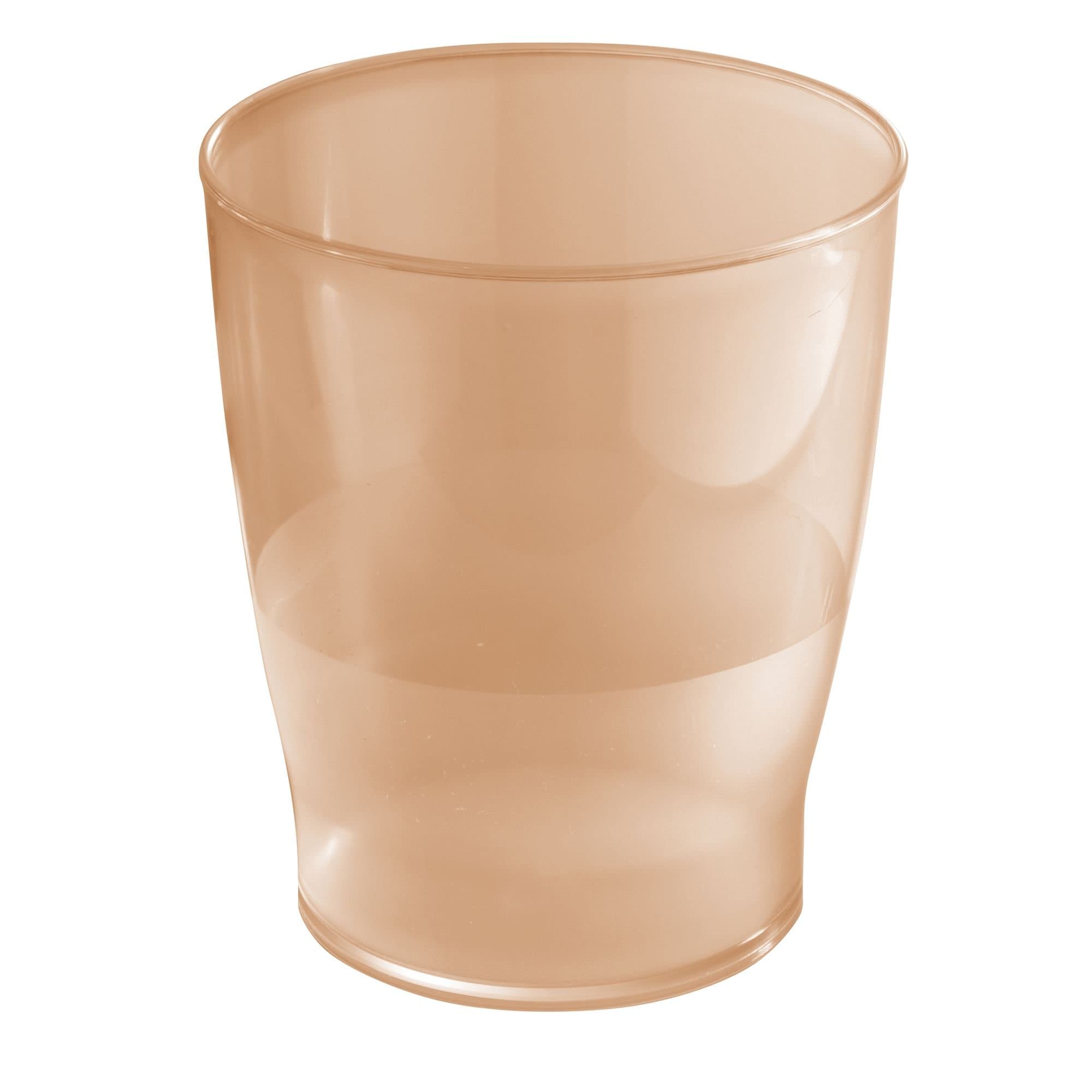 InterDesign Franklin Wastebasket Trash Can, Sand