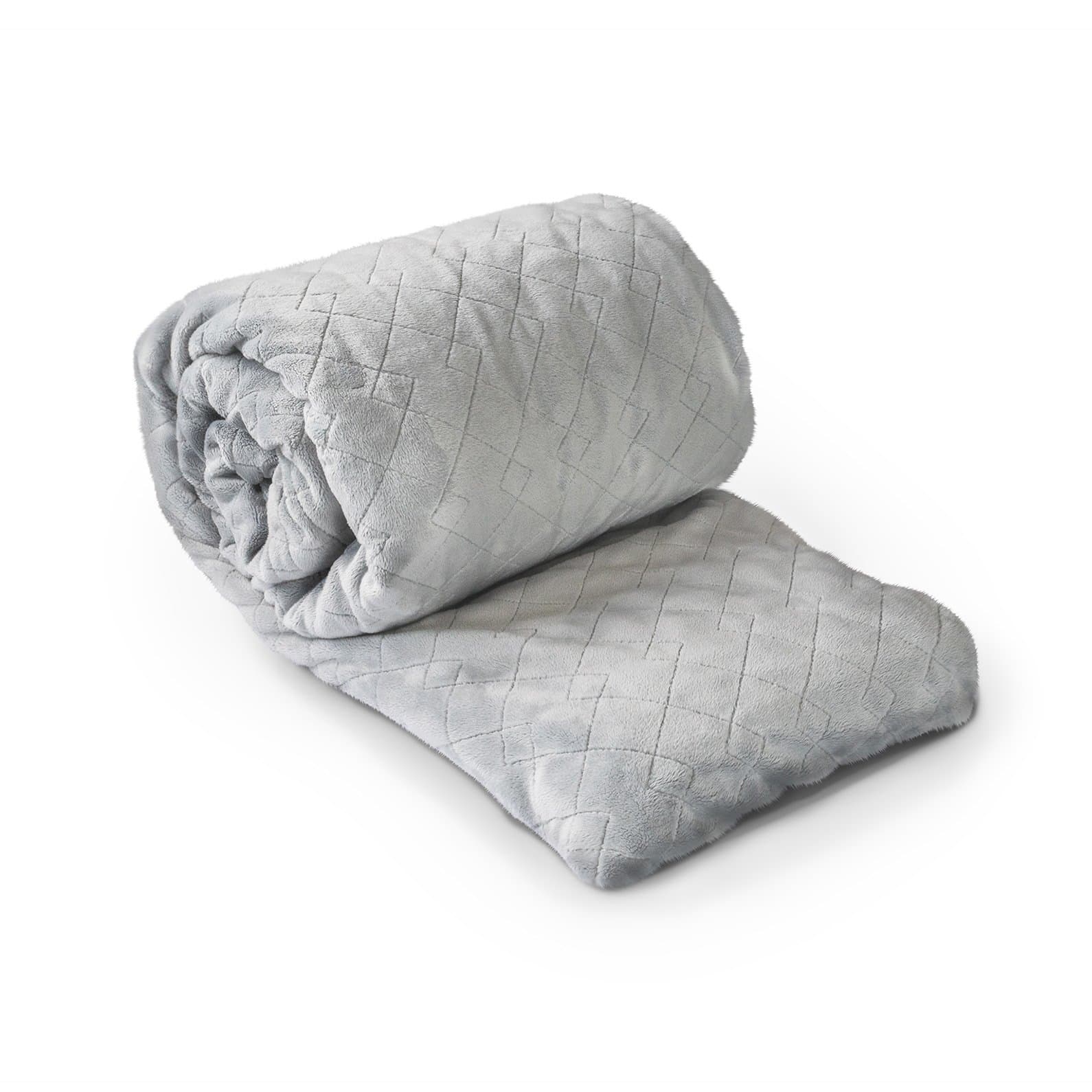 Weighted Blanket (Grey, 7 Kg) - 9kg & 11kg also available. Discover better sleep, less anxiety, lower stress. Good for insomnia, ADHD, PTSD, OCD