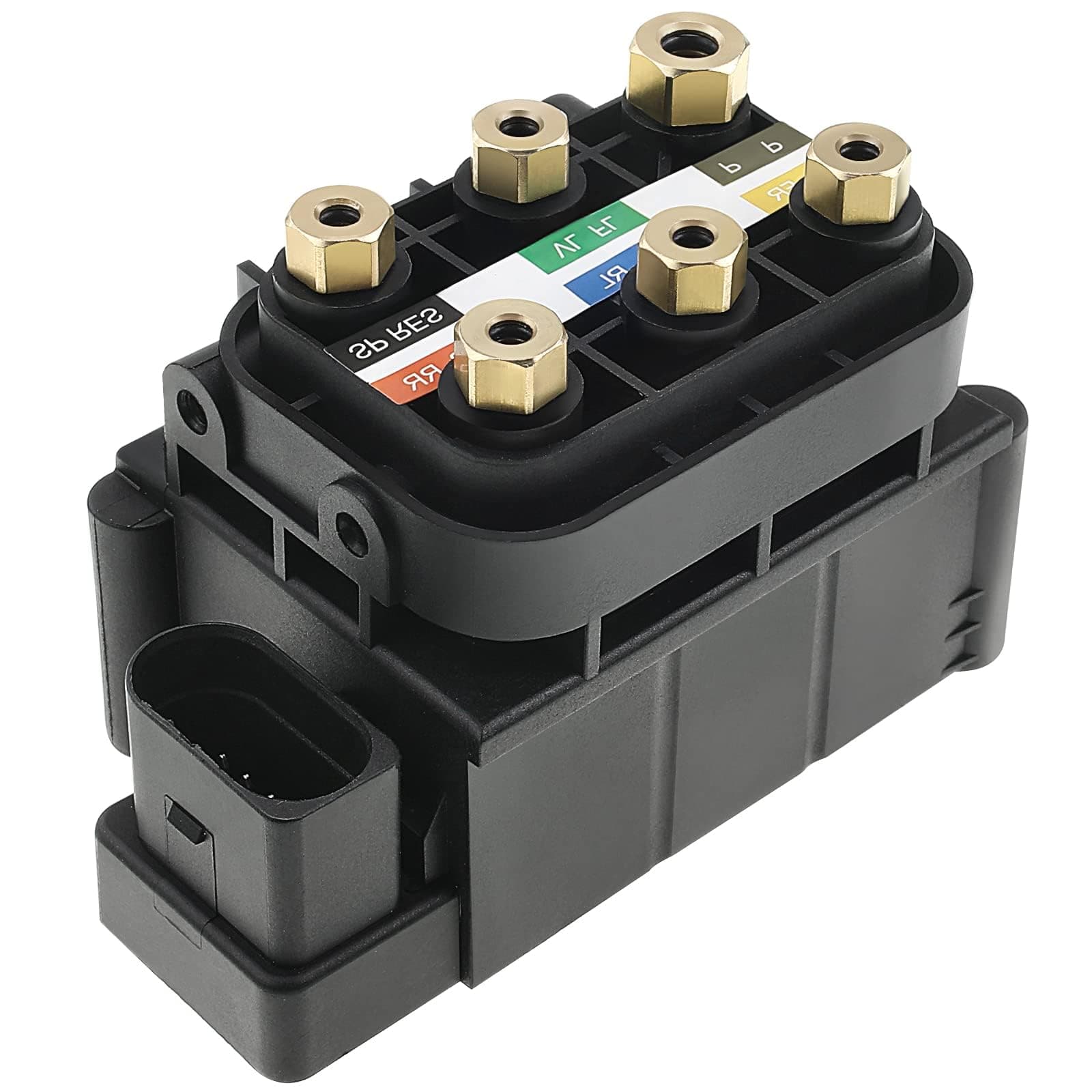 A-Premium Air Suspension Solenoid Valve Block Compatible with Mercedes-Benz CL550 2009-2014 CLS400 CLS550 E350 E400 E500 GL320 GL350 GL450 ML250 ML320 ML350 ML400, Replace# 2123200358