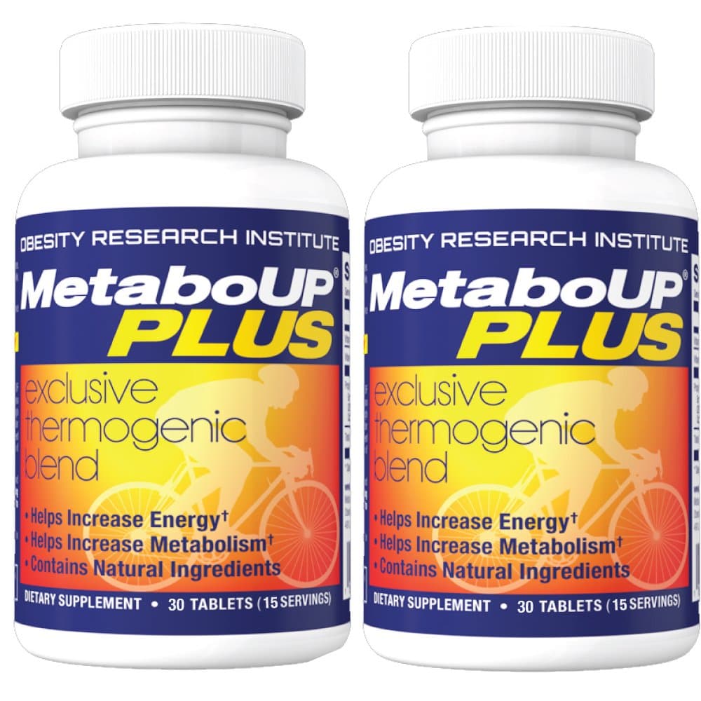 Lipozene MetaboUP Plus - Thermogenic Weight Loss Fat Burner with Green Tea and Cayenne Extract - Energy Booster Pills - 2 Bottle Bonus Pack