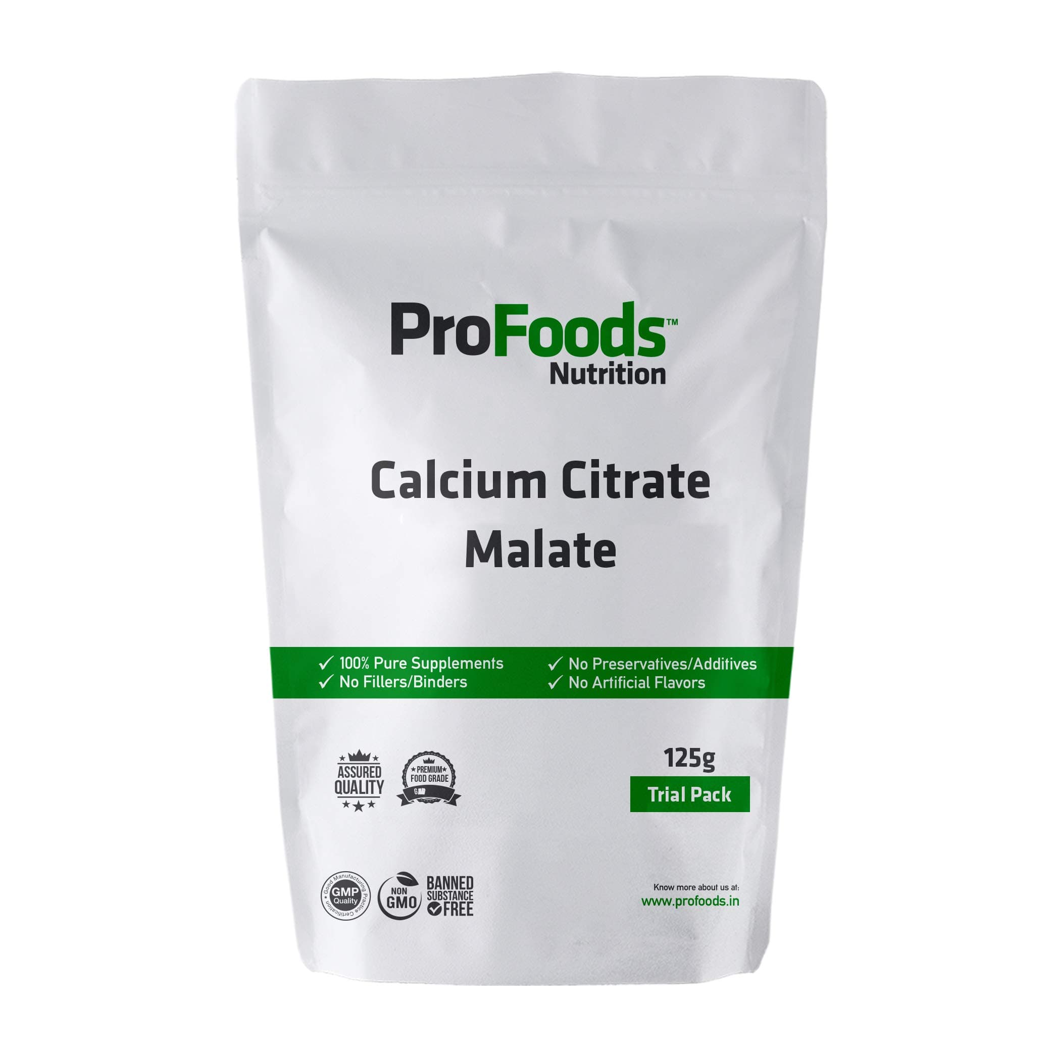 Profoods Calcium Citrate Malate Powder (125 g)