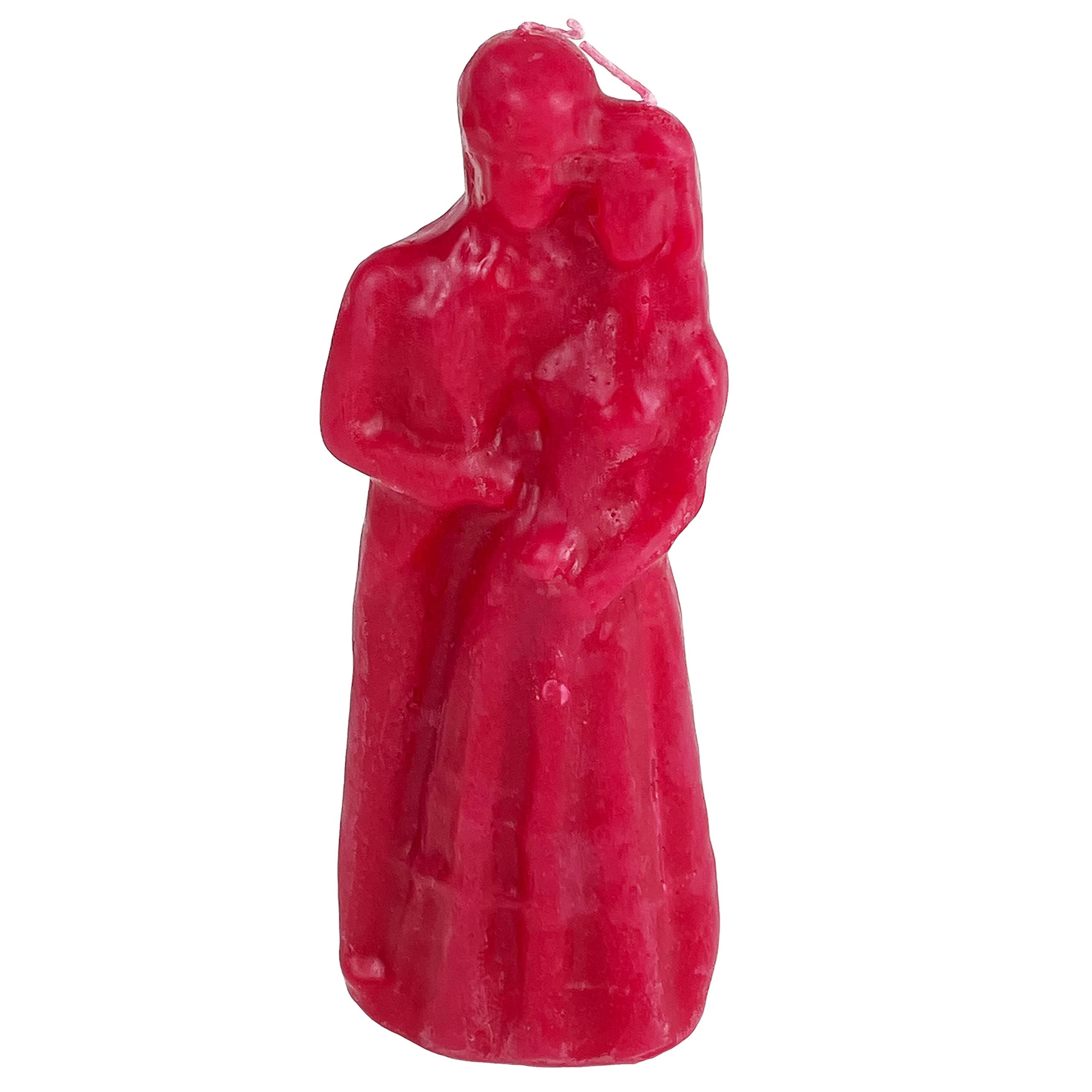 Big Voodoo couple candle red | Hoodoo Marriage Candle | Large couple candle to strengthen and bind a marriage | Binding Spell