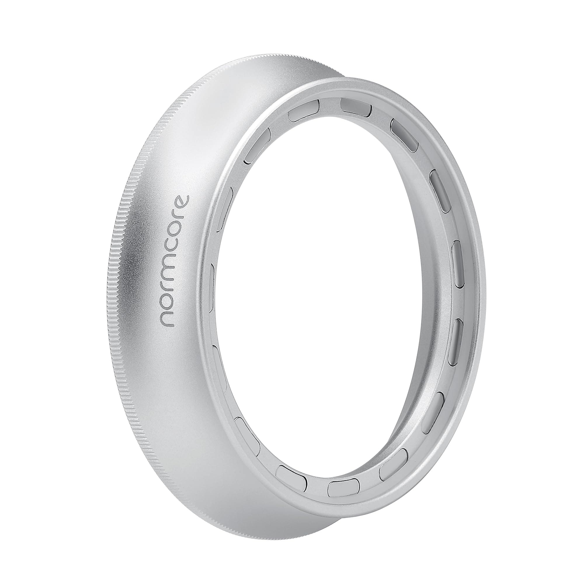 Normcore 58mm Espresso Dosing Funnel V2, Magnetic Dosing Ring, 18mm Anodized Aluminum with 15 Neodymium Fit 58 mm Bottomless Portafilter, Silver