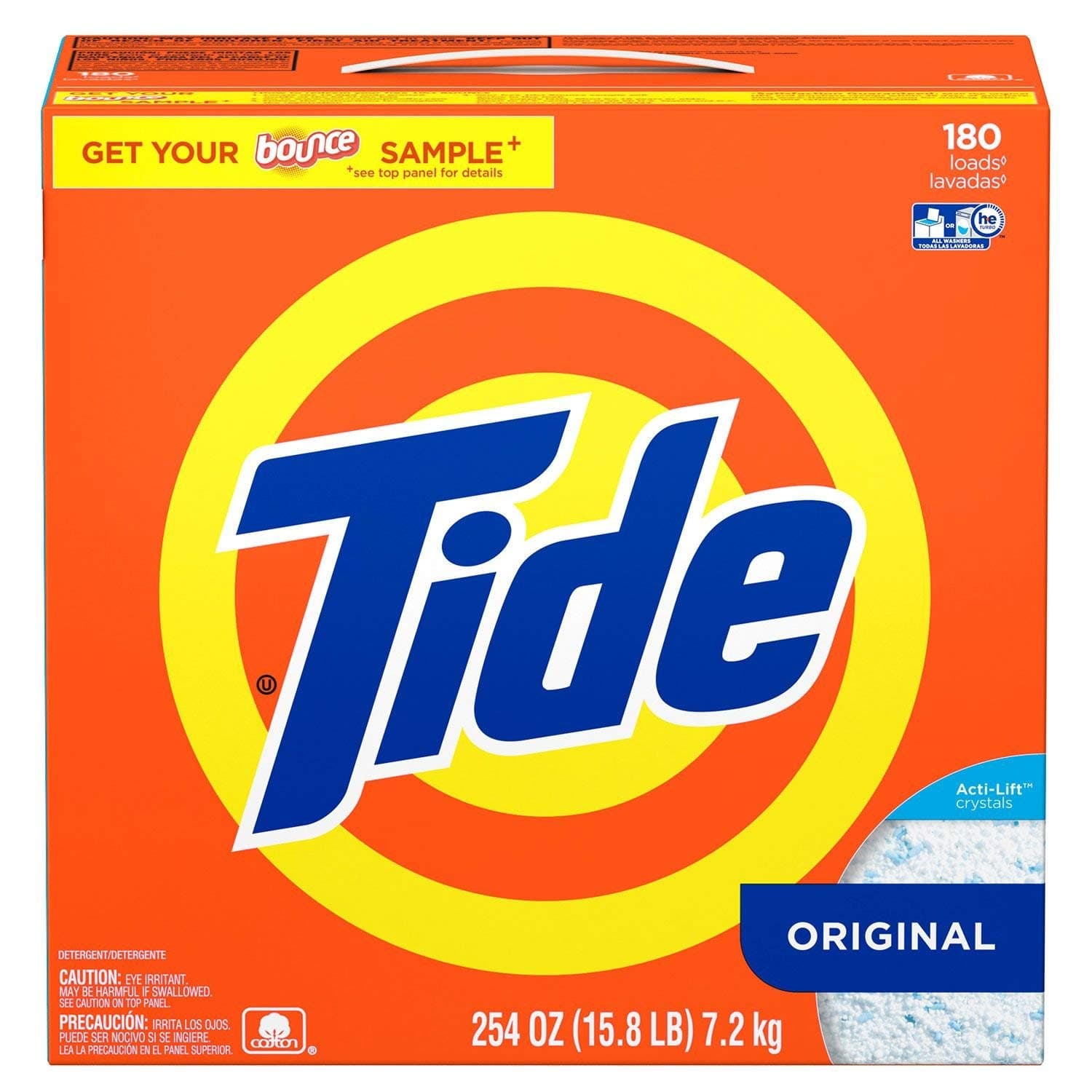 Tide Ultra Powder Original Scent: 180 Loads