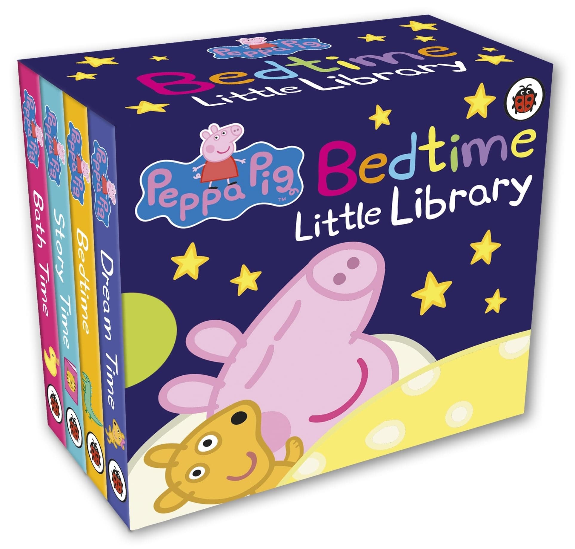 Peppa Pig: Bedtime Little Library Children English Story Book - 4 Books Collection