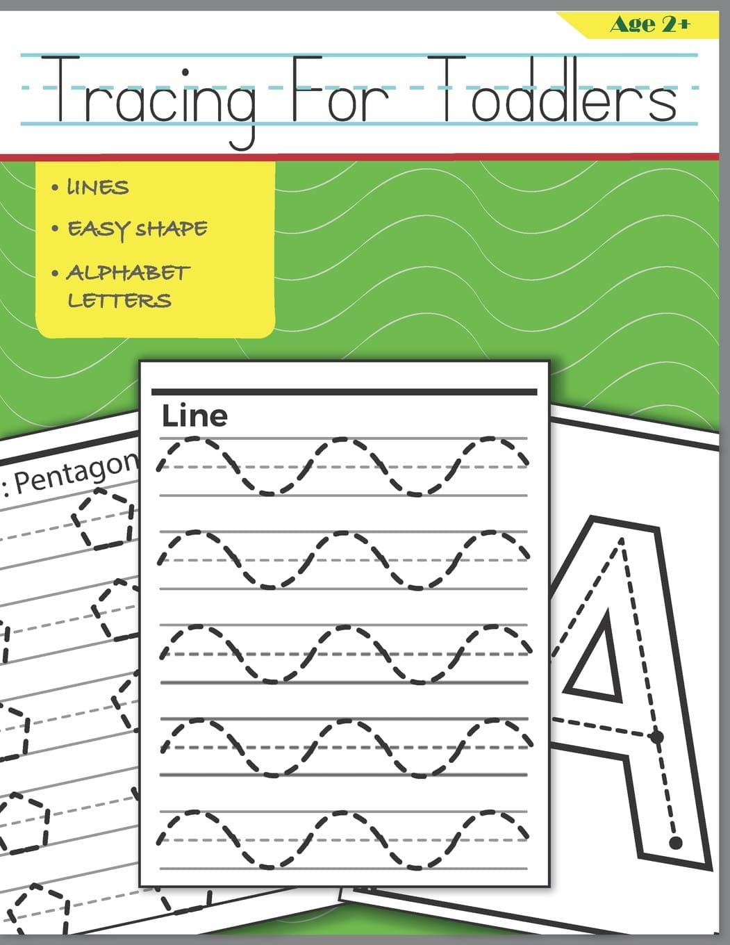 Tracing For Toddlers: Beginner to Tracing Lines, Shape & ABC Letters
