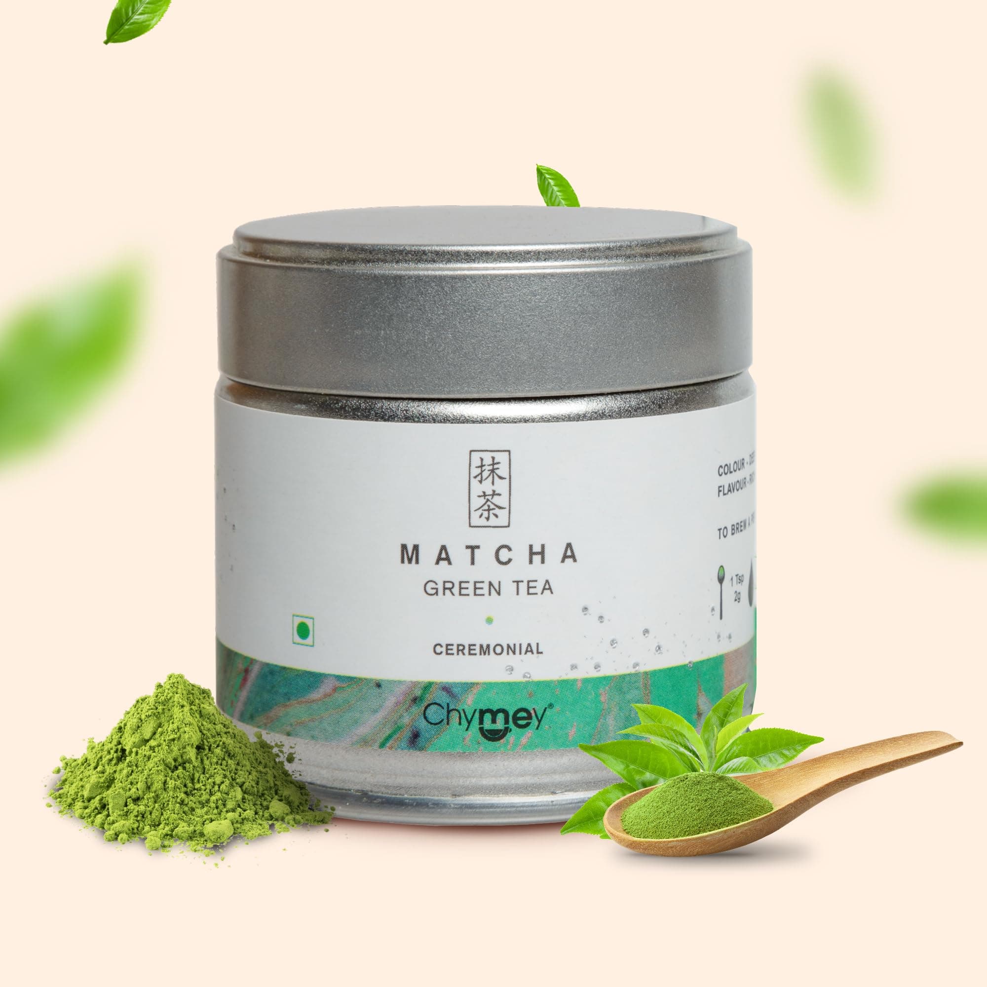 Chymey Japanese Matcha Green Tea Powder | 30gms | Ceremonial Grade | 100% Pure & Authentic