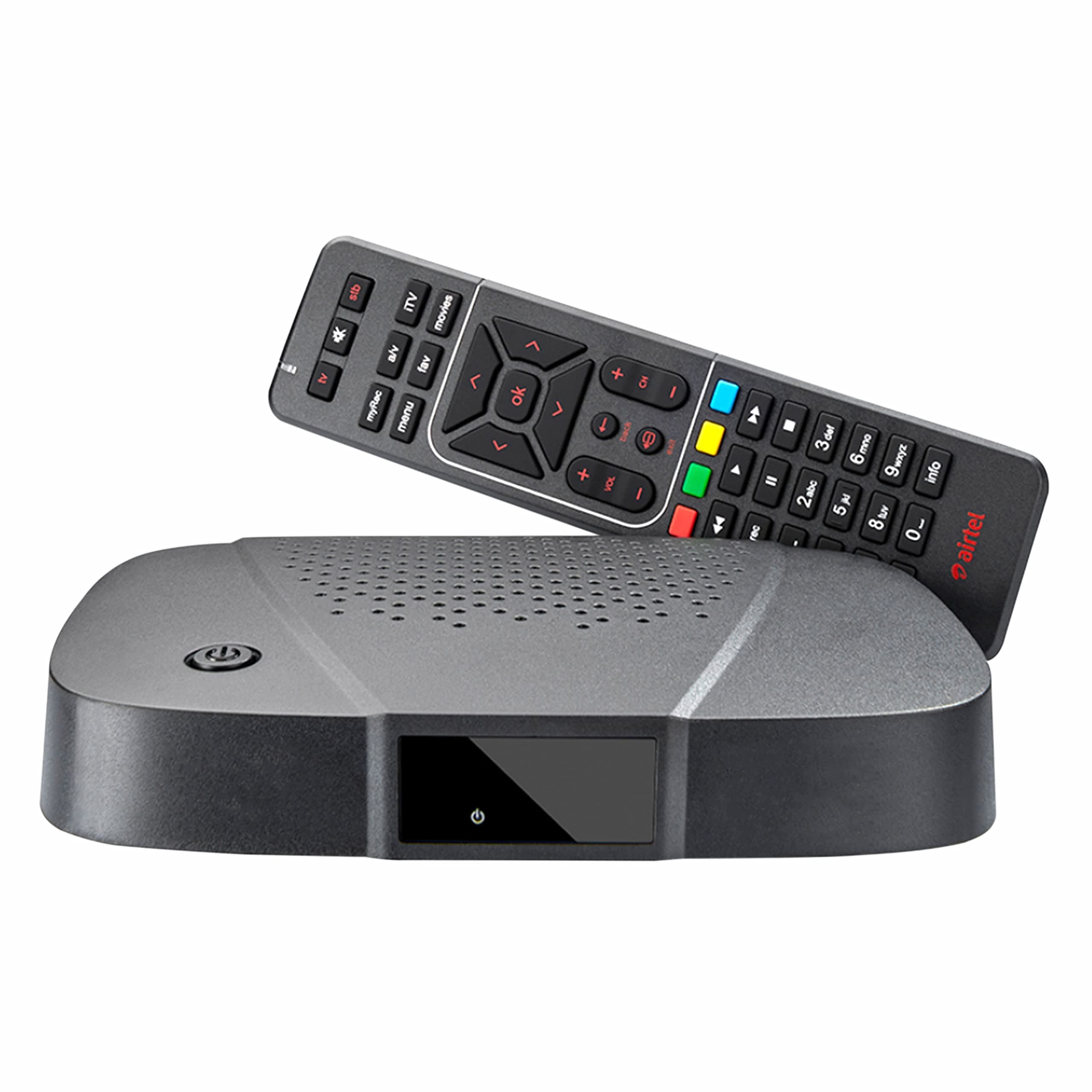 Airtel DTH Only HD Set Top Box | 1 Month Ultimate Tamil SD Pack | Free Installation | Recording Feature | No Dish Antenna