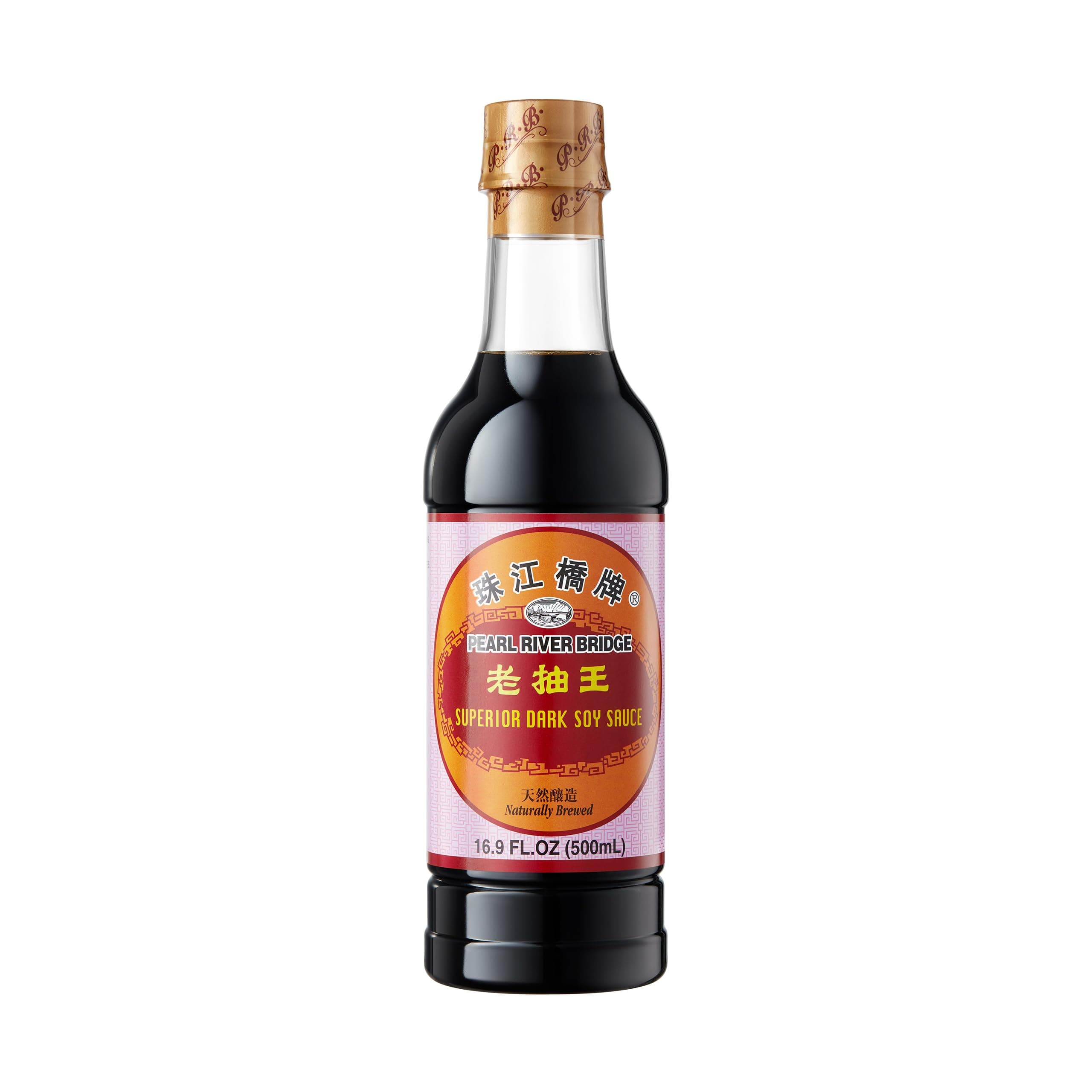 Pearl River Bridge Superior Dark Soy Sauce, Plastic Bottles, 16.9 oz