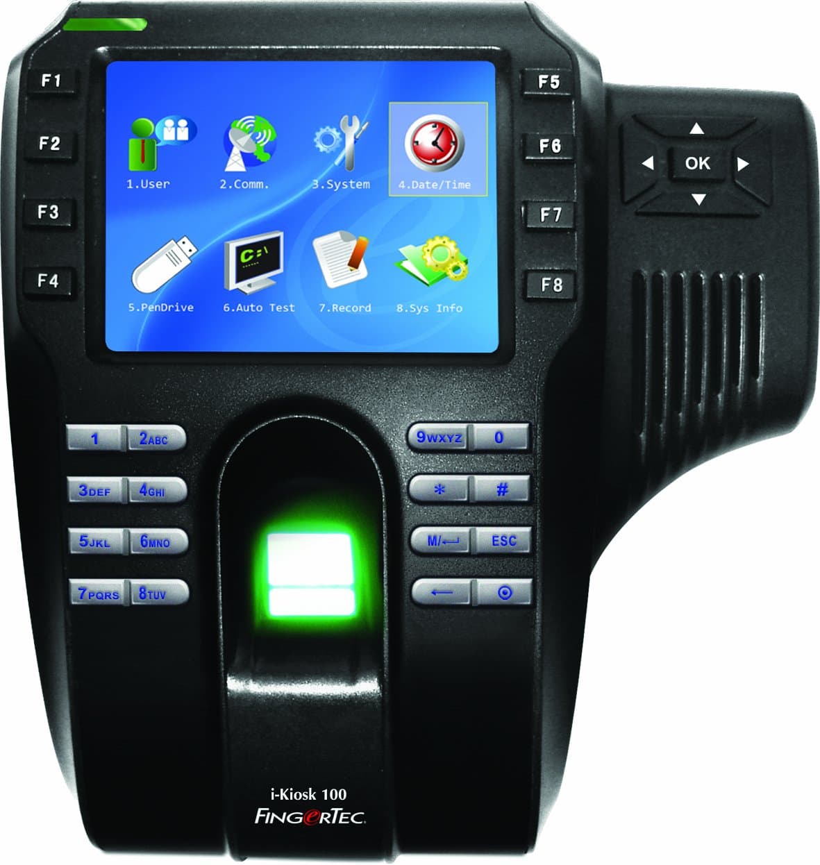 Fingertec i-Kiosk100 Access Control Time Attendance Color Fingerprint + RFID Multimedia