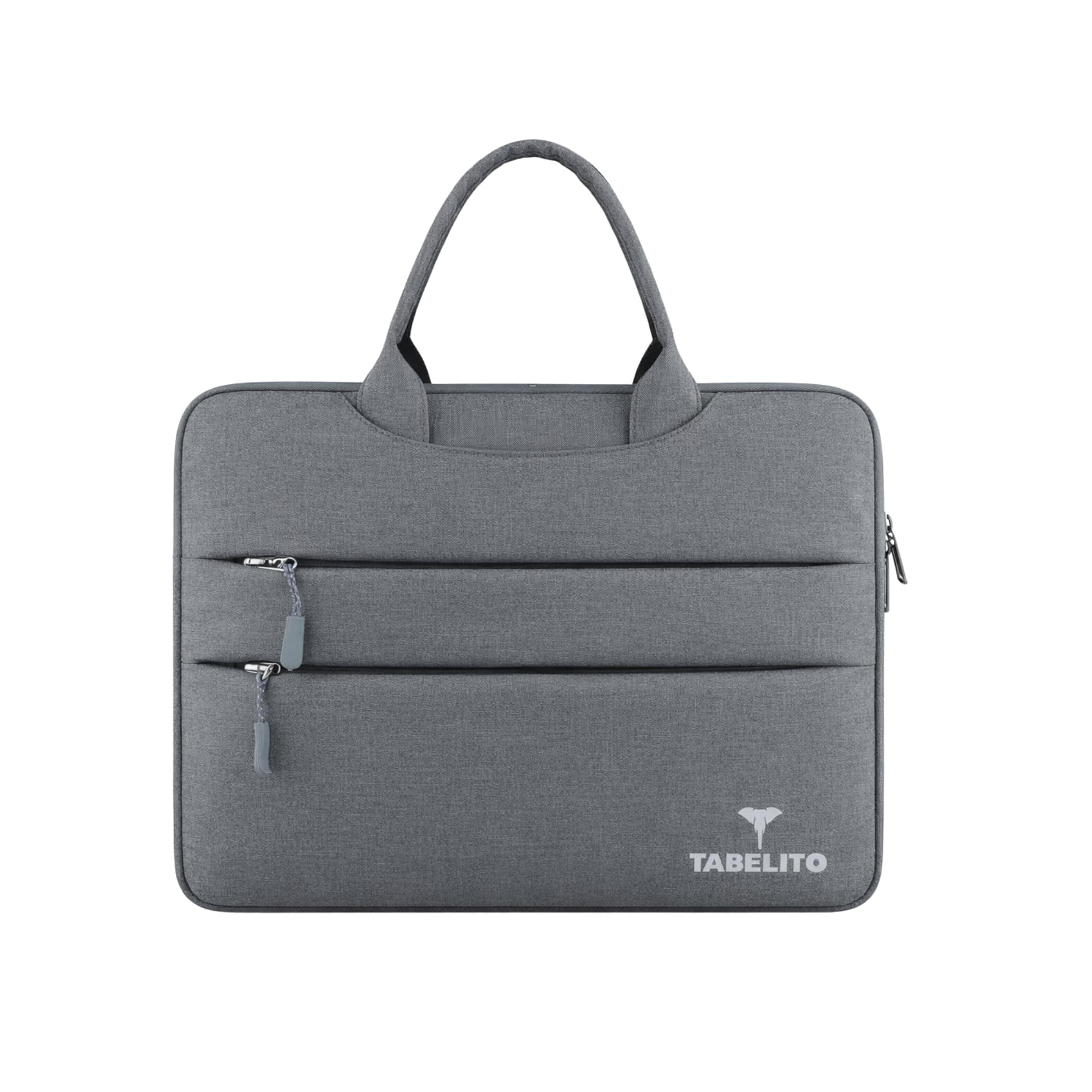 - Tabelito Basic Laptop Sleeve Bag for Upto 15.6 Inch Laptop, Water Resistant Protective Sleeve Case for Men & Women Compatible with Apple, Dell, Lenovo, Asus, HP, Samsung, Mi, MacBook, Ultrabook (Grey)