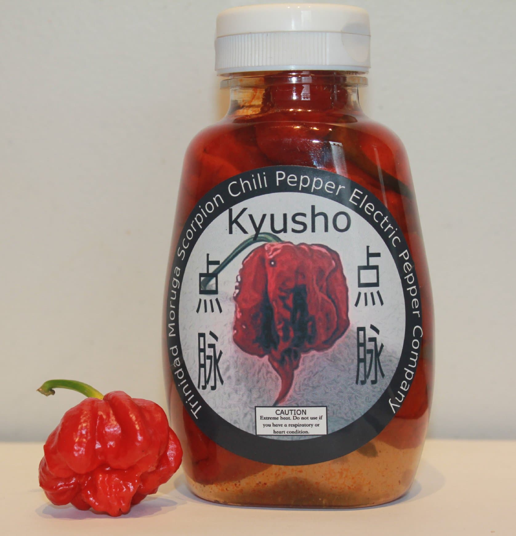 Scorpion Hot Sauce Chili Peppers Whole Seed Pods Kyusho Hot Sauce