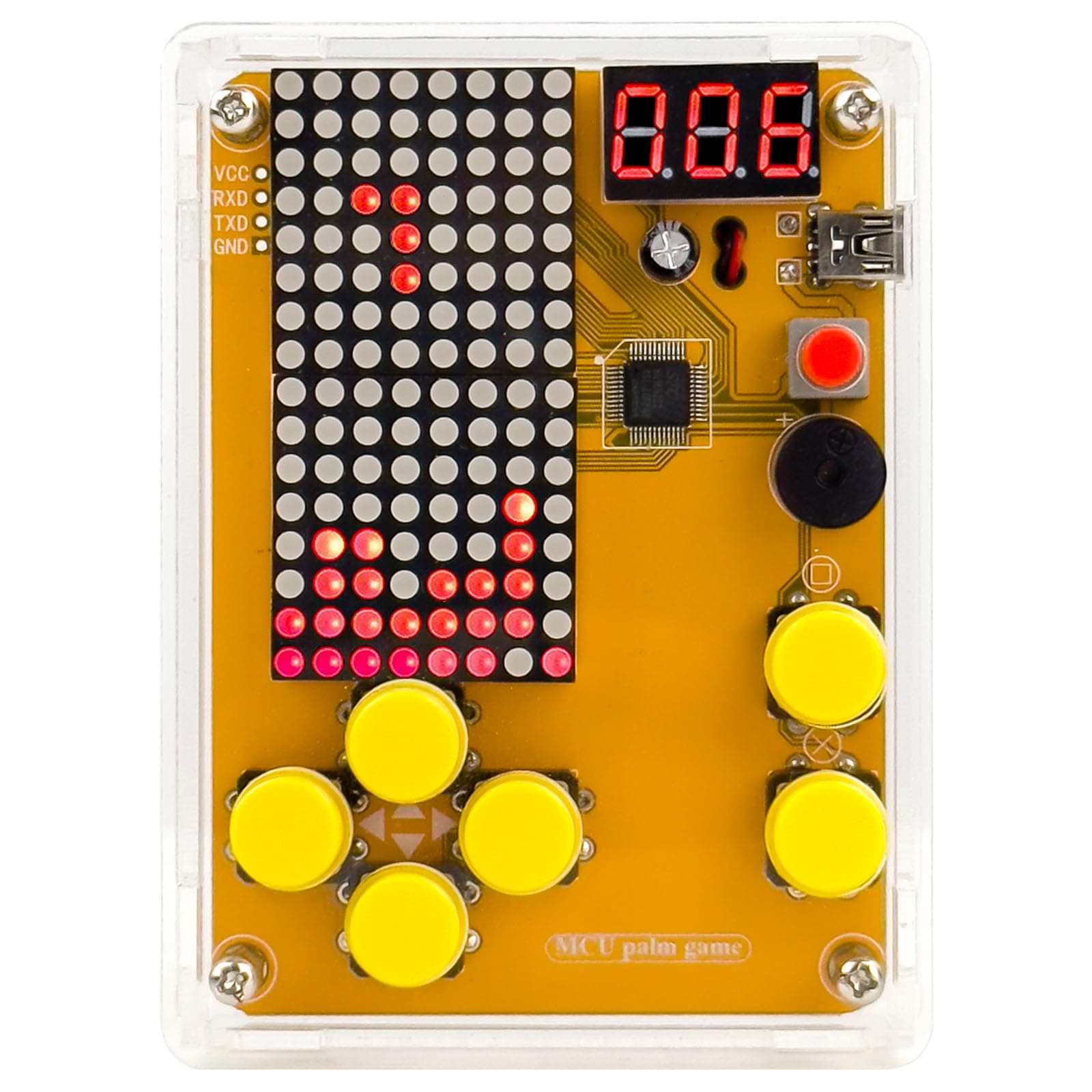 DIY Soldering Project Game Kit Retro Classic Electronic Soldering Kit with 5 Retro Classic Games and Acrylic Case, Idea for STEM High School Family Education Friends by Etoput