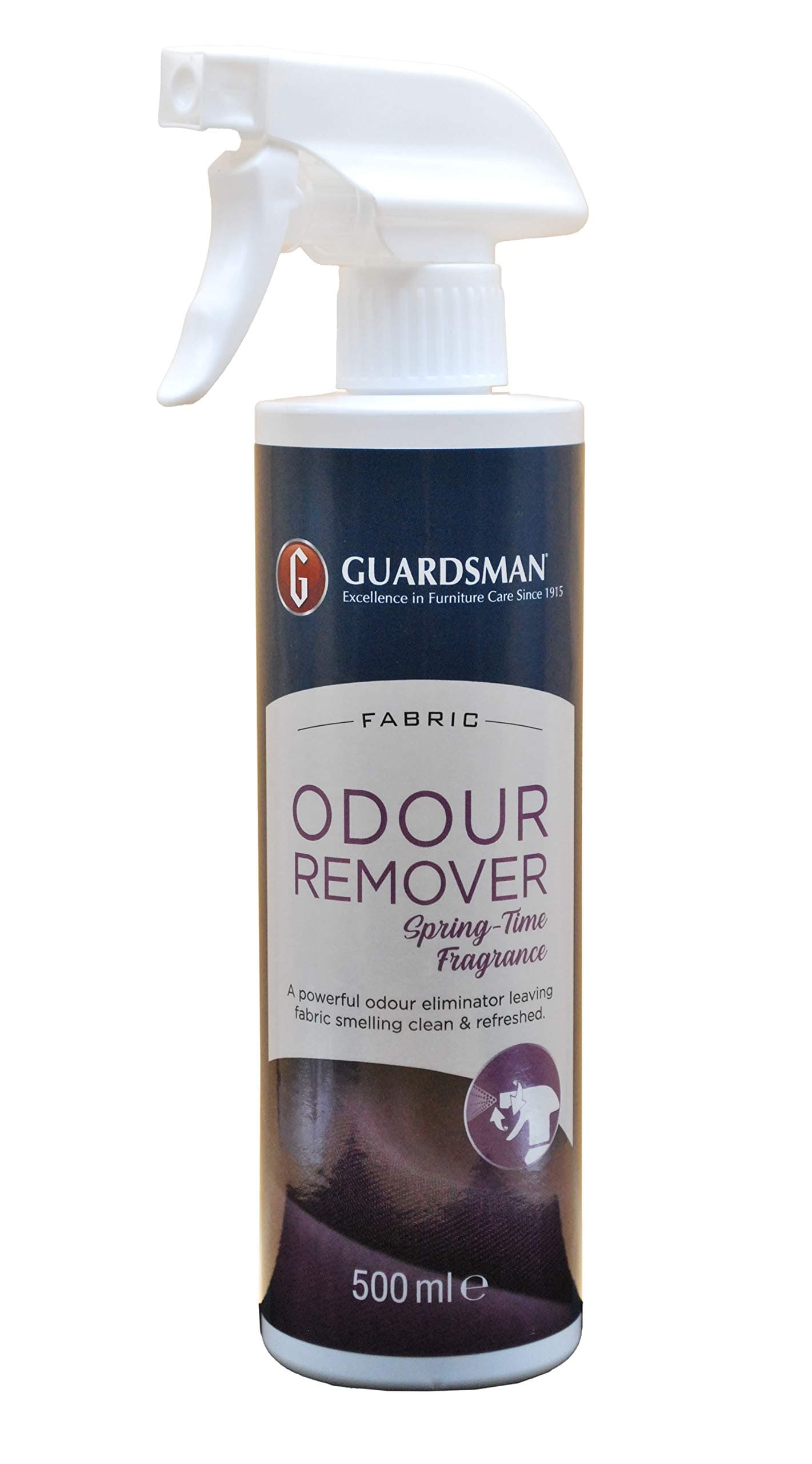 Guardsman Fabric Odour Remover Spray for Home, 500ml - Spring Time Fragrance Fabric Freshener for Home to Neautralises Odours and Eliminates Bad Smells from Carpets, Curtains, Sofas & Clothing Fabrics