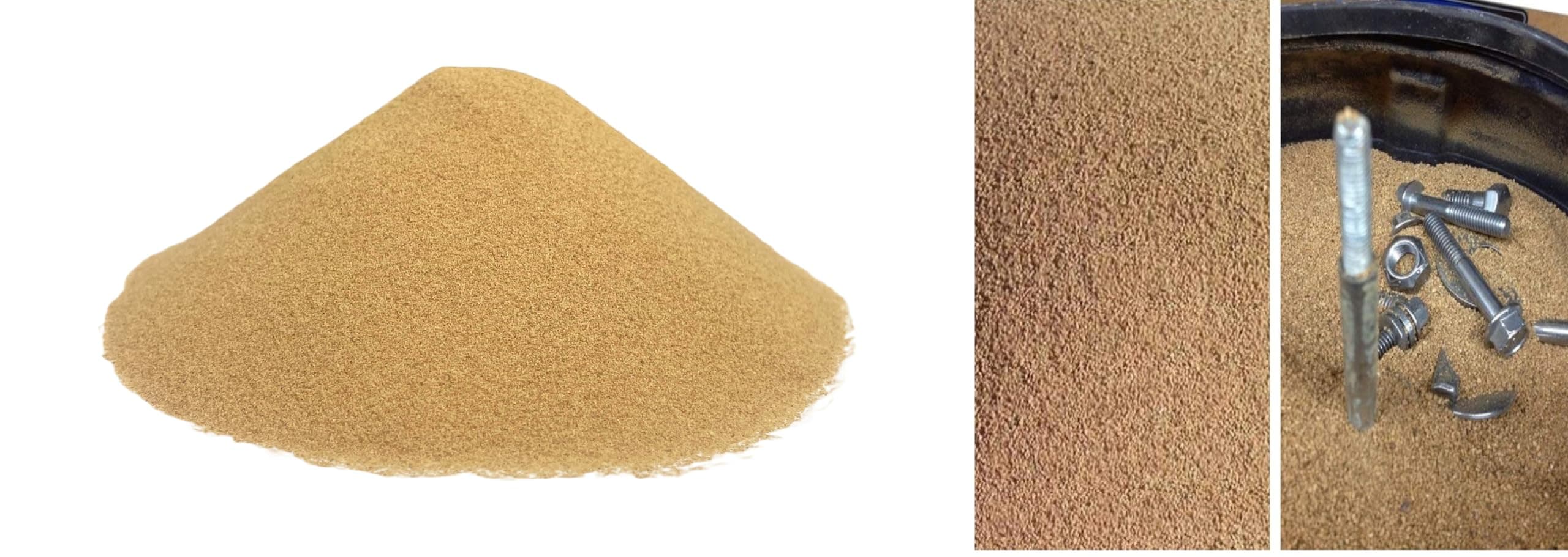 Sand Blasting Walnut Shell Tumbler Cabinet Polisher Grit 5kg 0.075mm-1.3mm 60/120 mesh