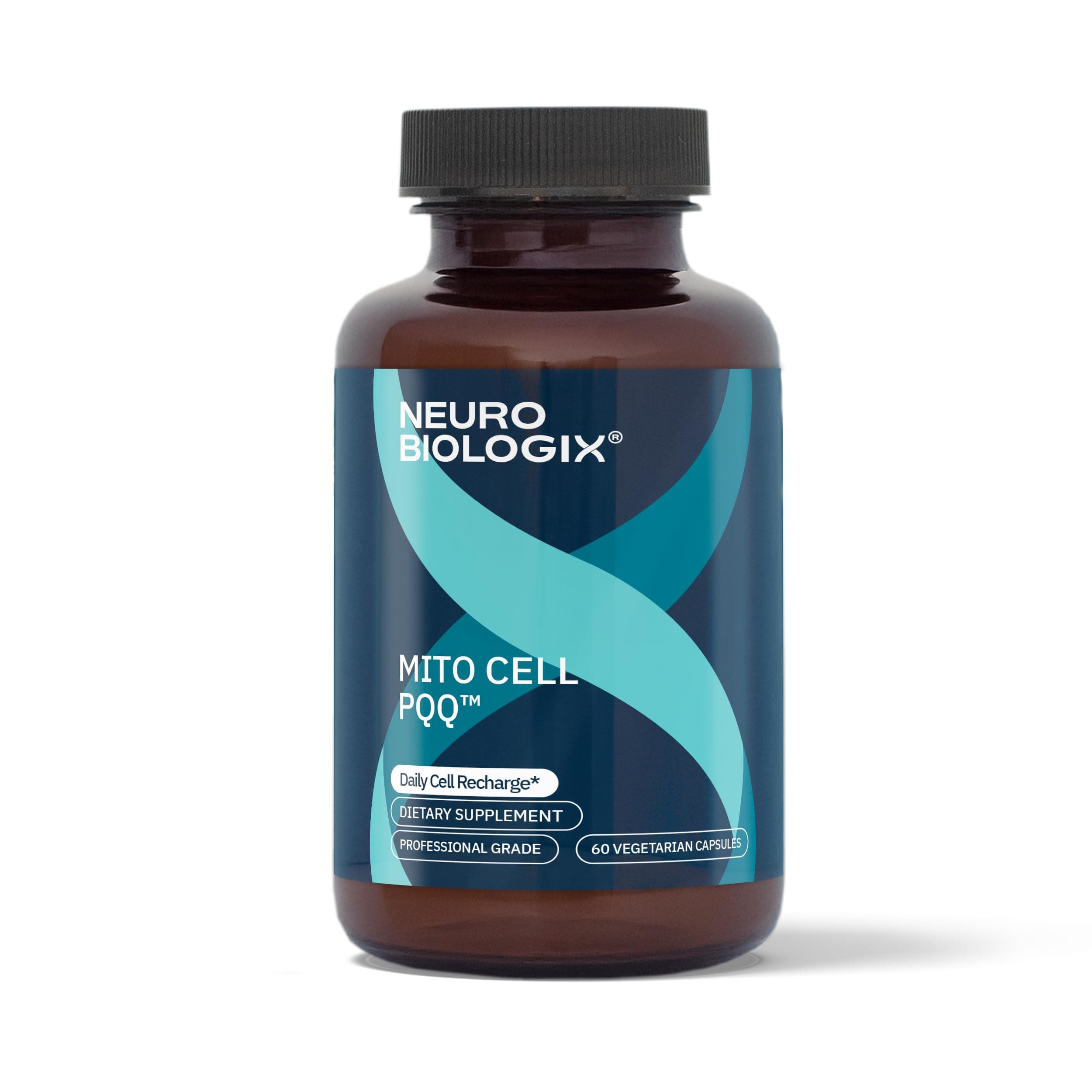 Neuro biologix Mito Cell PQQ Energy Supplements - Enhanced Concentration, Mitochondrial Function, Focus & Metabolism, Vegan & Gluten-Free -60 Capsules