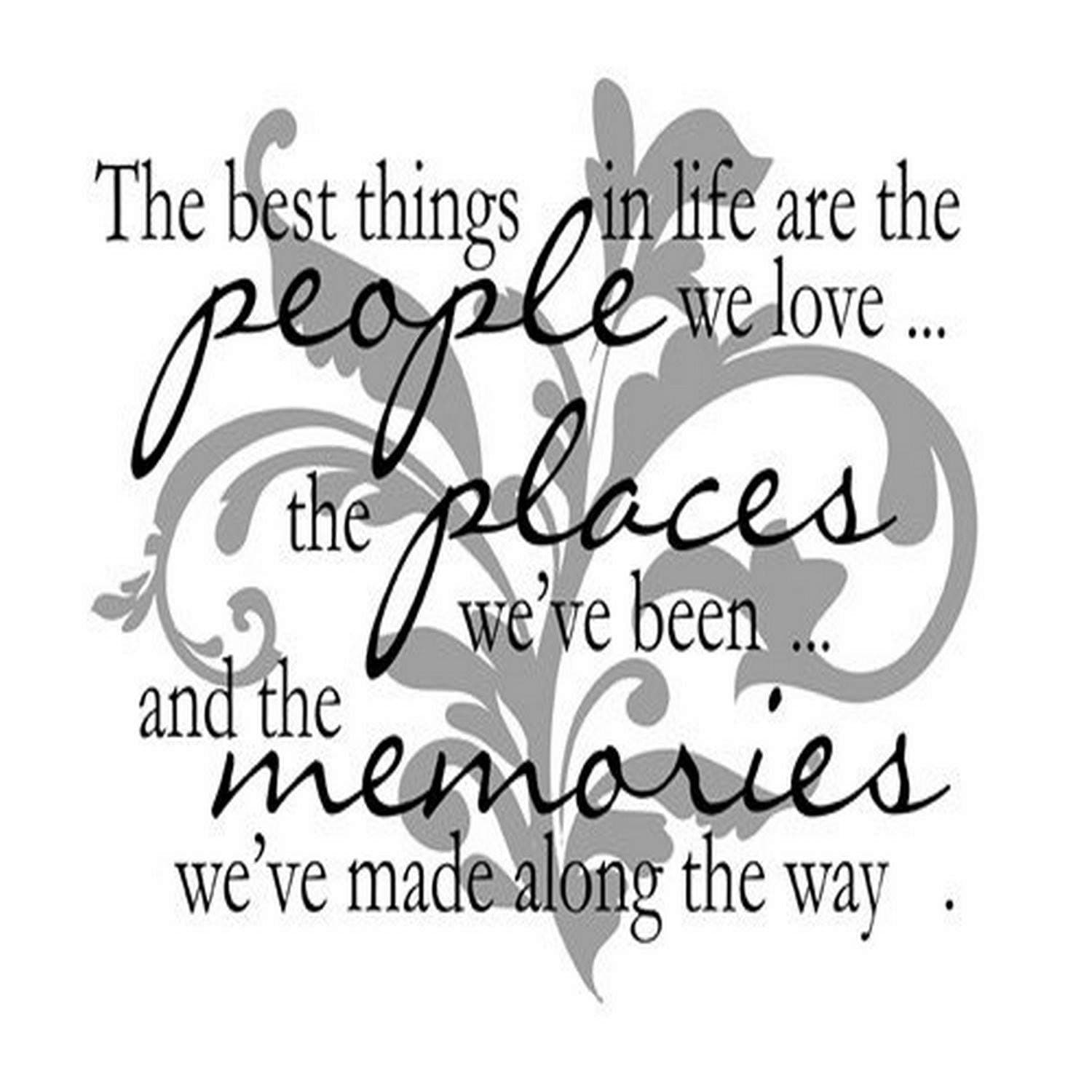 Jada Venia 9.75"x7.75" The Best Things in Life Light Box Insert with Flourish, 9 3/4 x 7 1/2 Inches