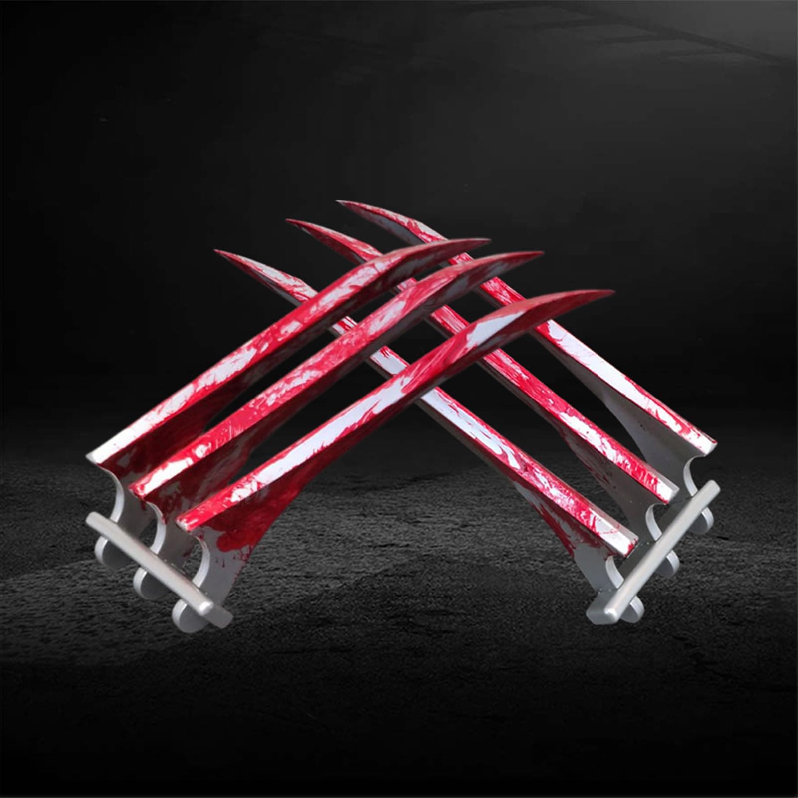 1Pair Wolverine Claws Halloween Scary Claws Adult Claws ABS Plastic 1:1 Real Claws X Men Cosplay Props Suitable for Horror Funny Holiday Cosplay Party