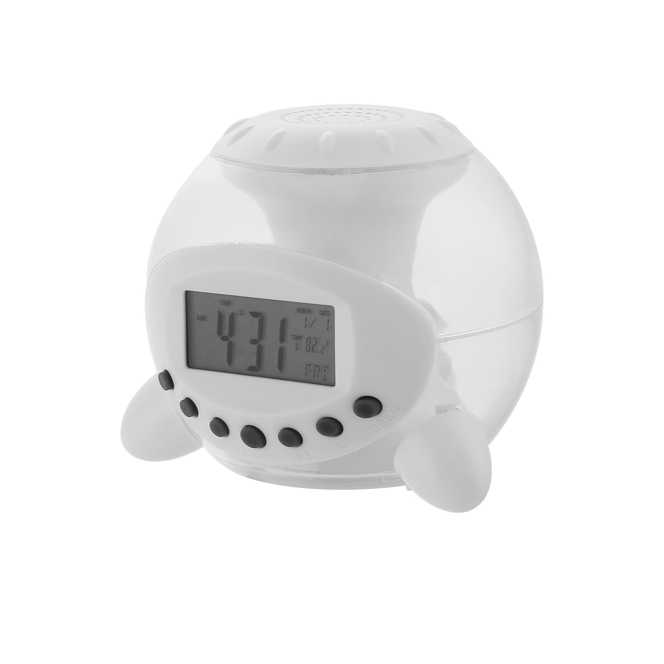 Alarm Clock, Onego Digital Clock Wake Up Light Clock with 6 Natural Sounds for Kids and Adults