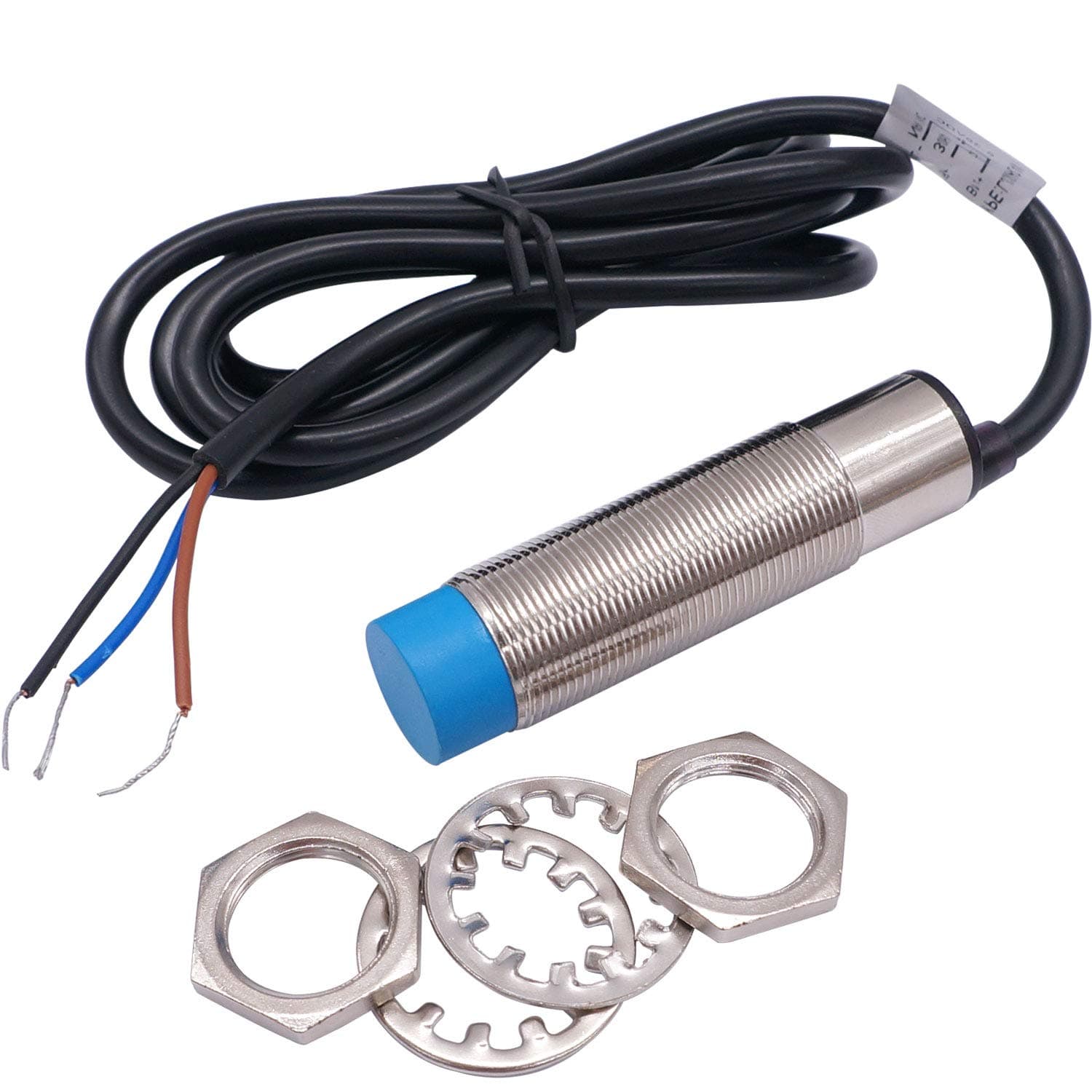 Taiss LJC18A3-H-Z/BX Proximity Switch 1-10mm Sensor Switch Capacitance Proximity Sensor Switch NPN NO(Normally Open) DC 6-36V 300mA M18 3-Wire