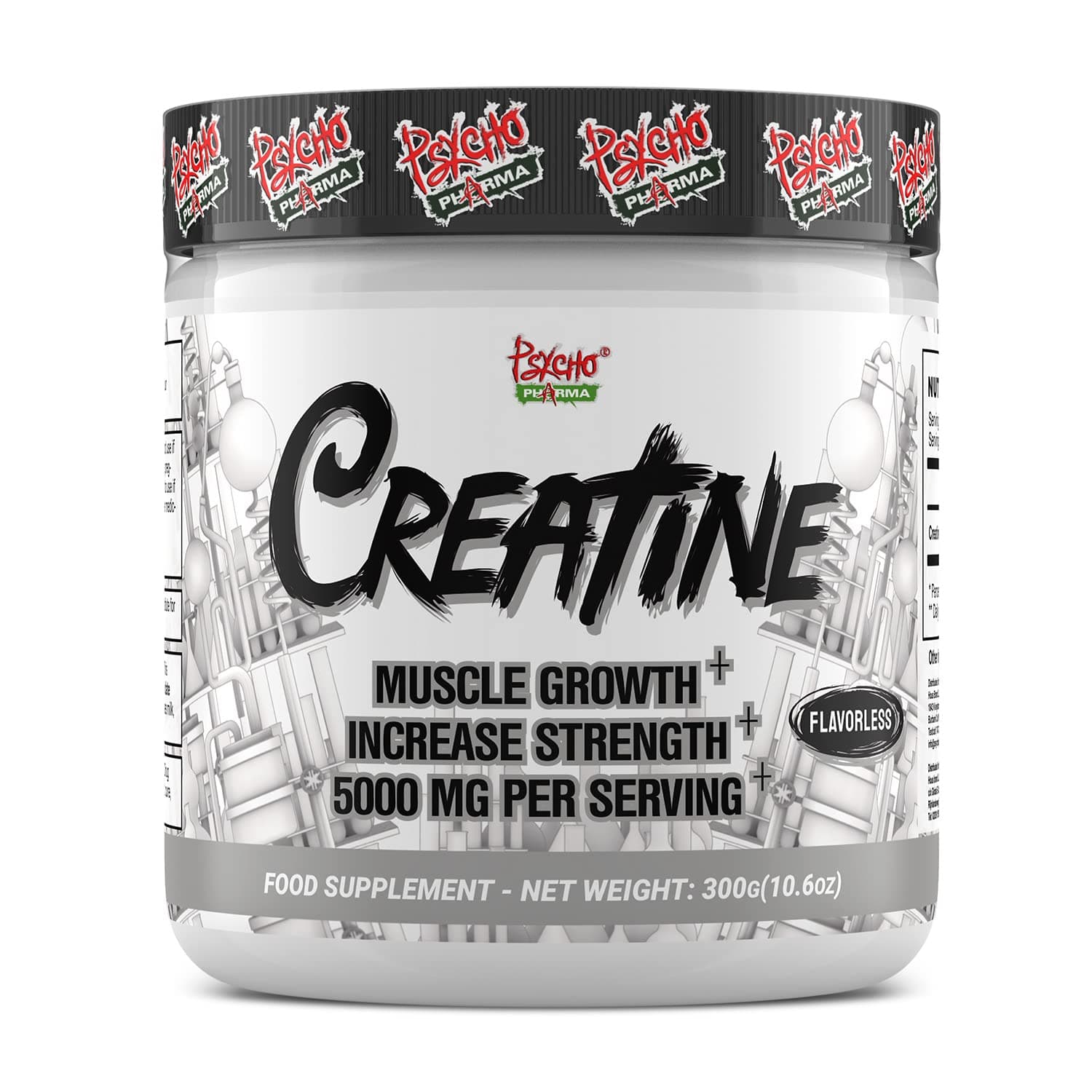 Psycho Pharma Creatine - 3g of Premium Creatine Monohydrate per Serving, 60 Servings