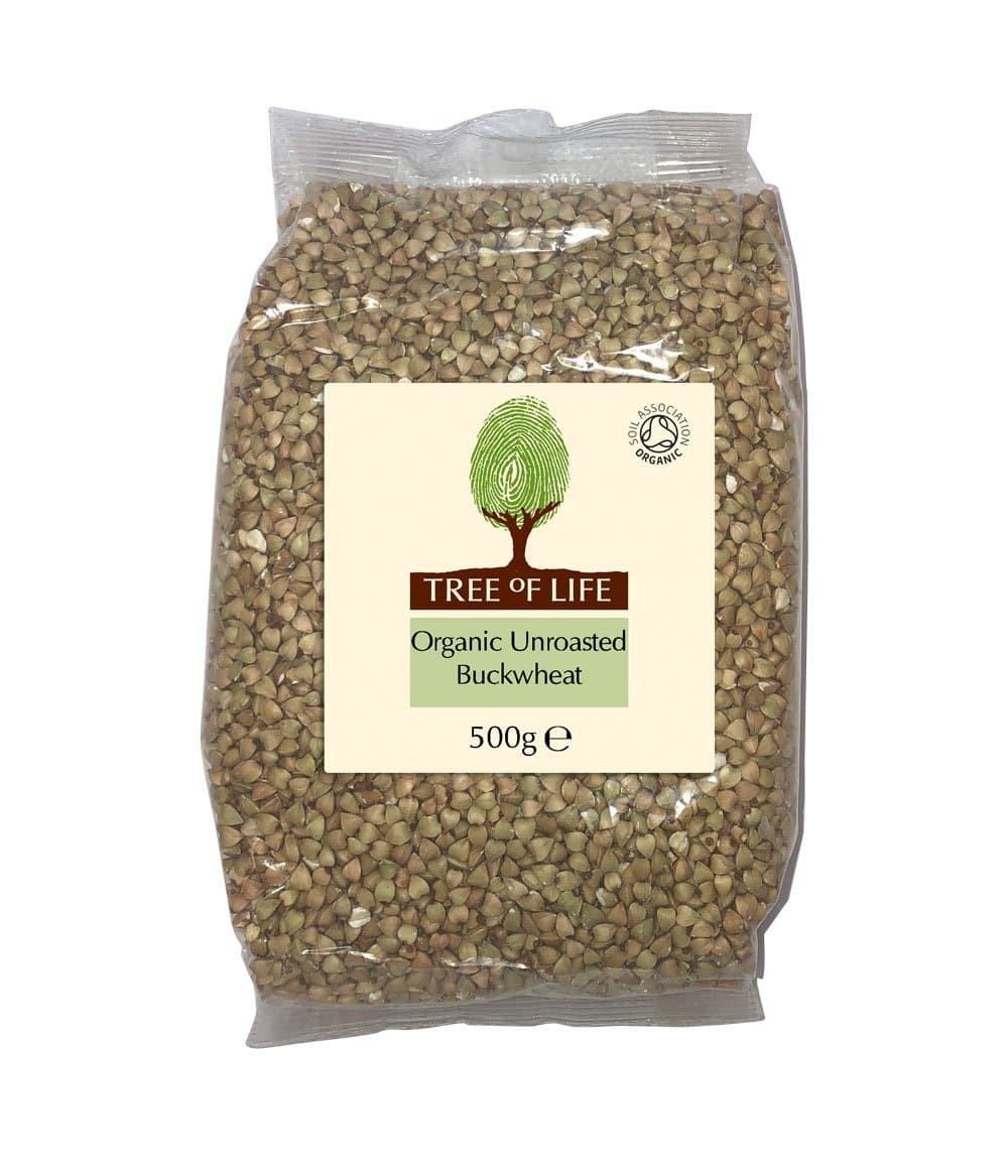 Tree of Life Organic Buckwheat - Unroasted - 500 g (Pack of 6)