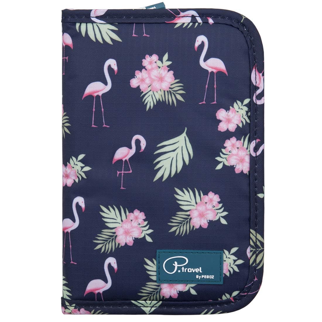 Travel Passport Wallet, Passport Holder For Family, P.Travel Series (Flamingo)