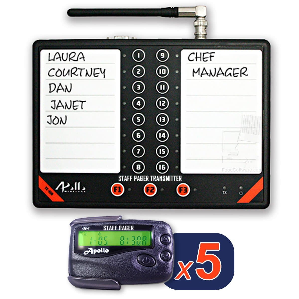 Apollo Staff or Server Paging System Kit